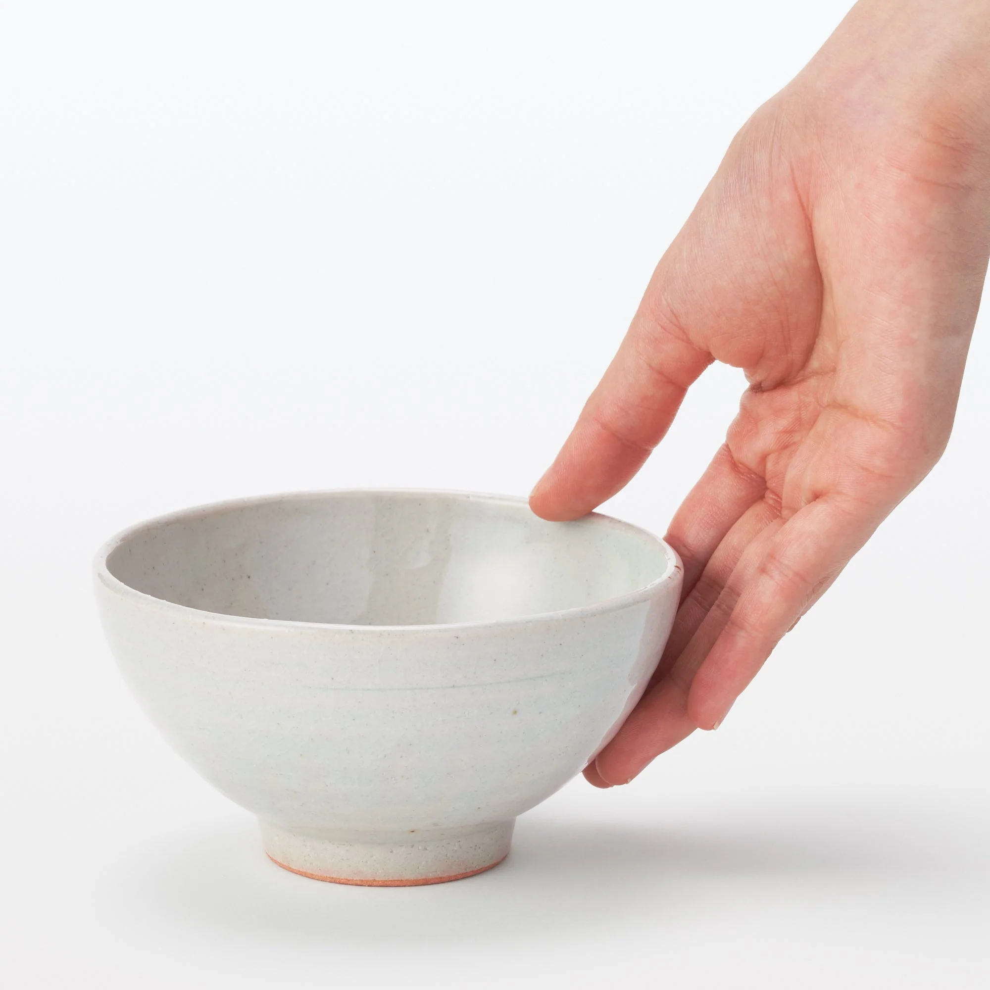 Banko Ware Rice Bowl - Transparent Glaze 12 cm - Image 3