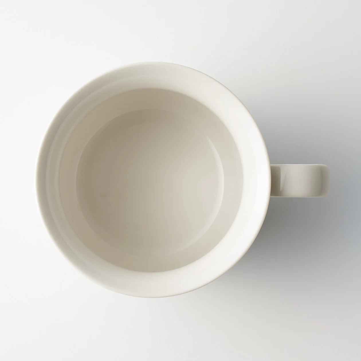 Beige Porcelain Cup - Image 3