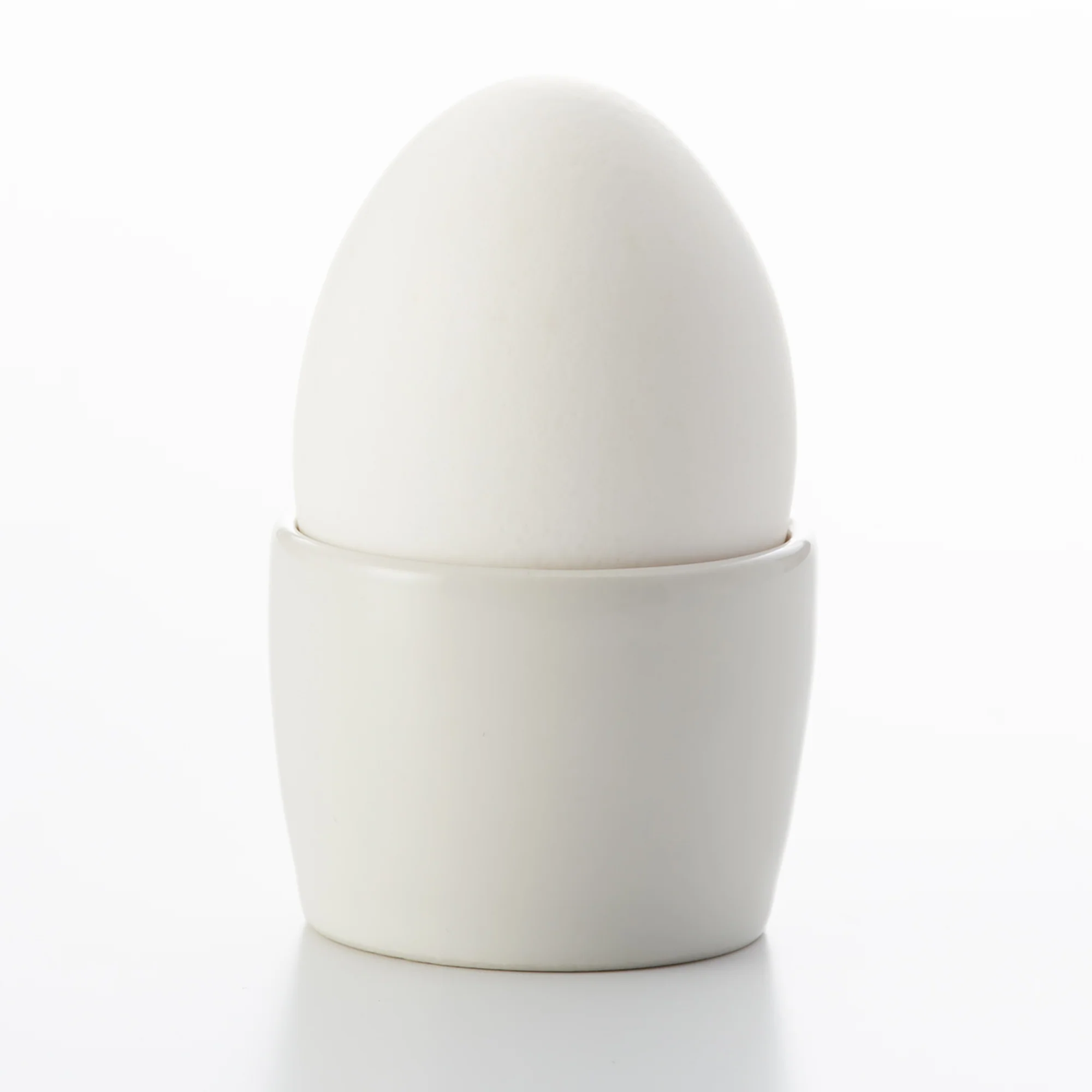 Beige Porcelain Egg Cup - Image 2