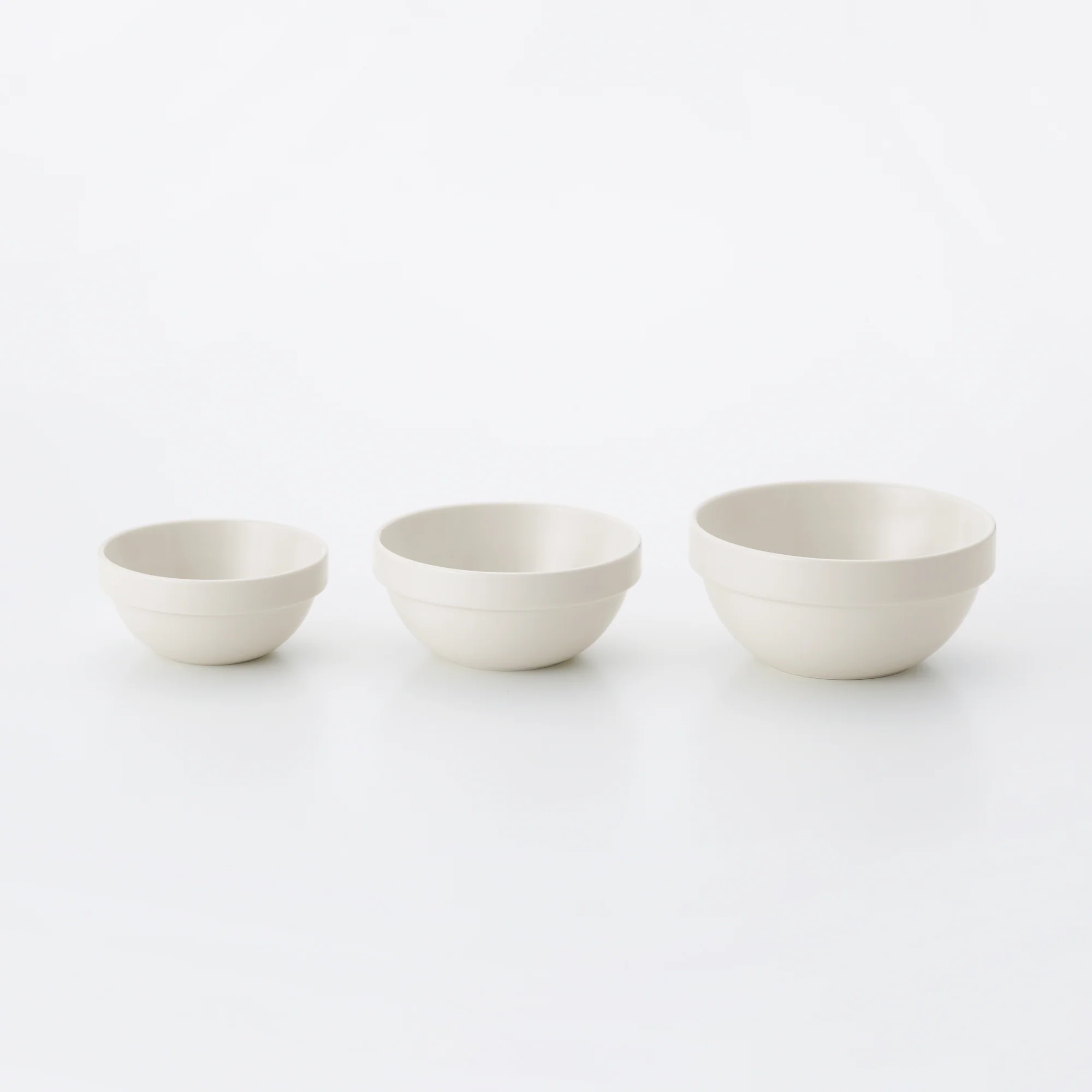 Beige Porcelain Stackable Bowl - Image 21