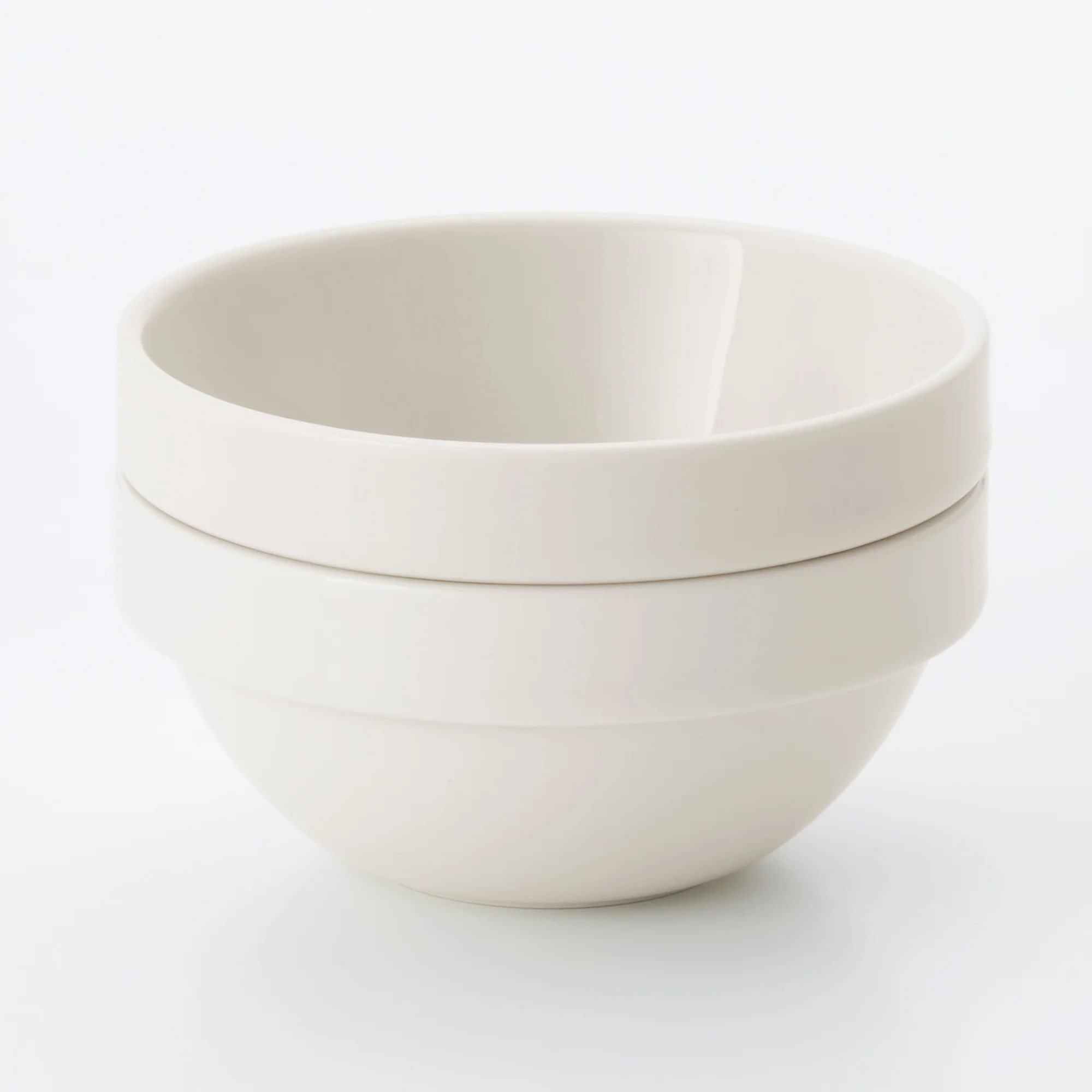 Beige Porcelain Stackable Bowl - Image 6