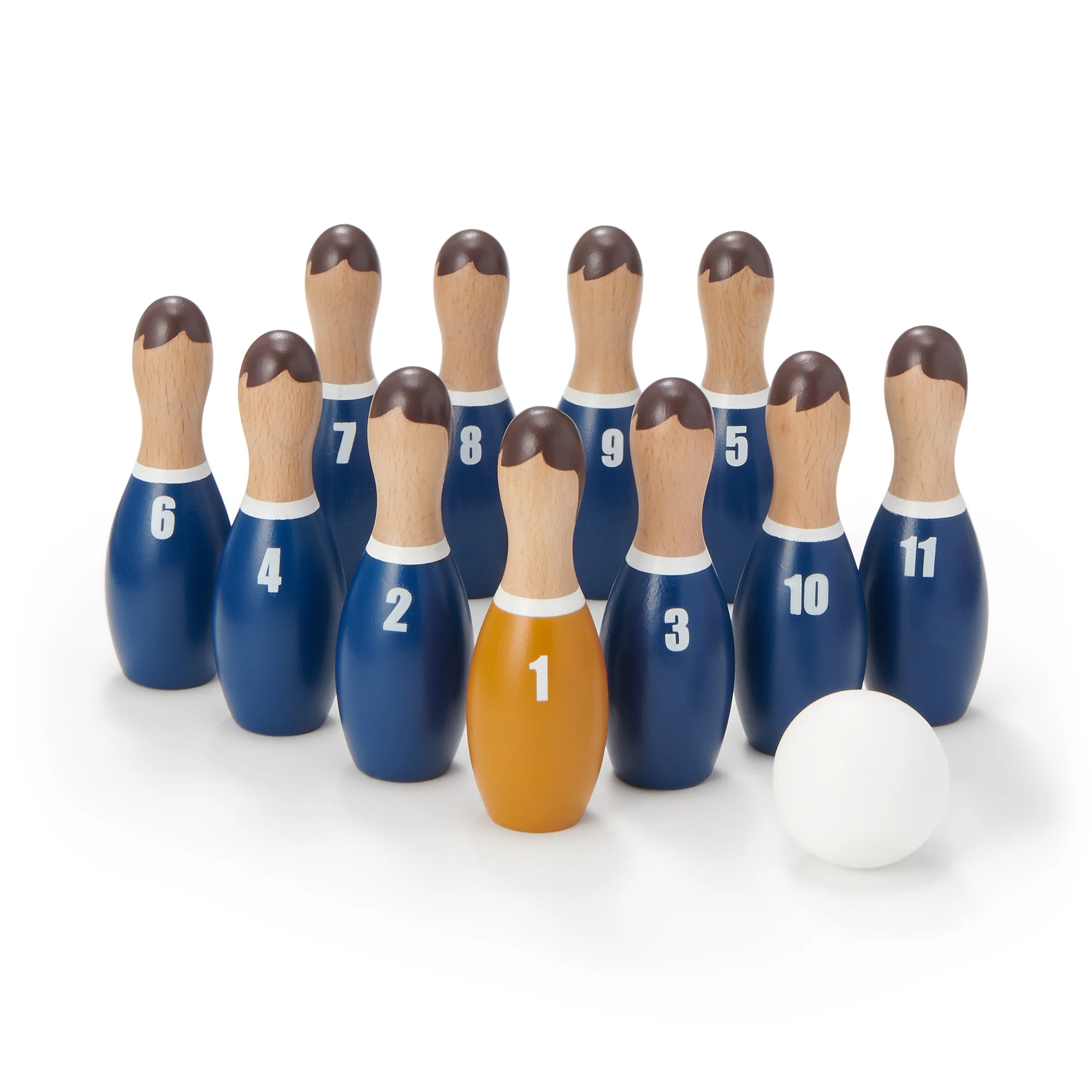 Bowling Pins in a Bag - Football Player