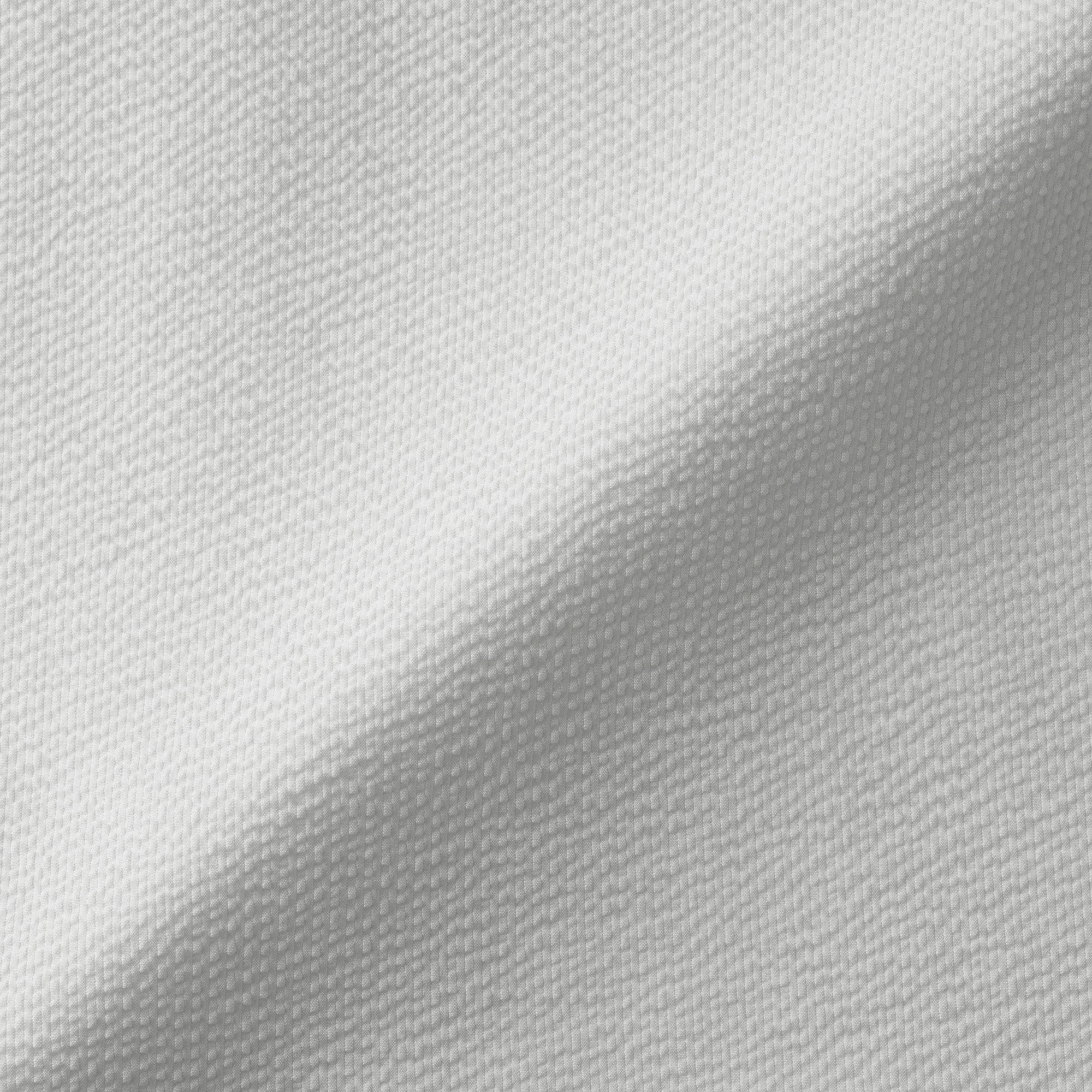 Breathable Seersucker Open Collar Shirt - Image 9