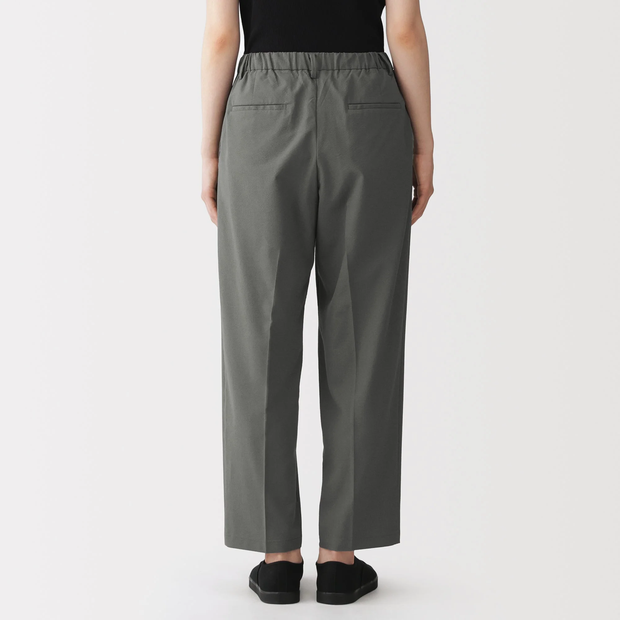 Breathable Seersucker Tapered Pants - Image 15