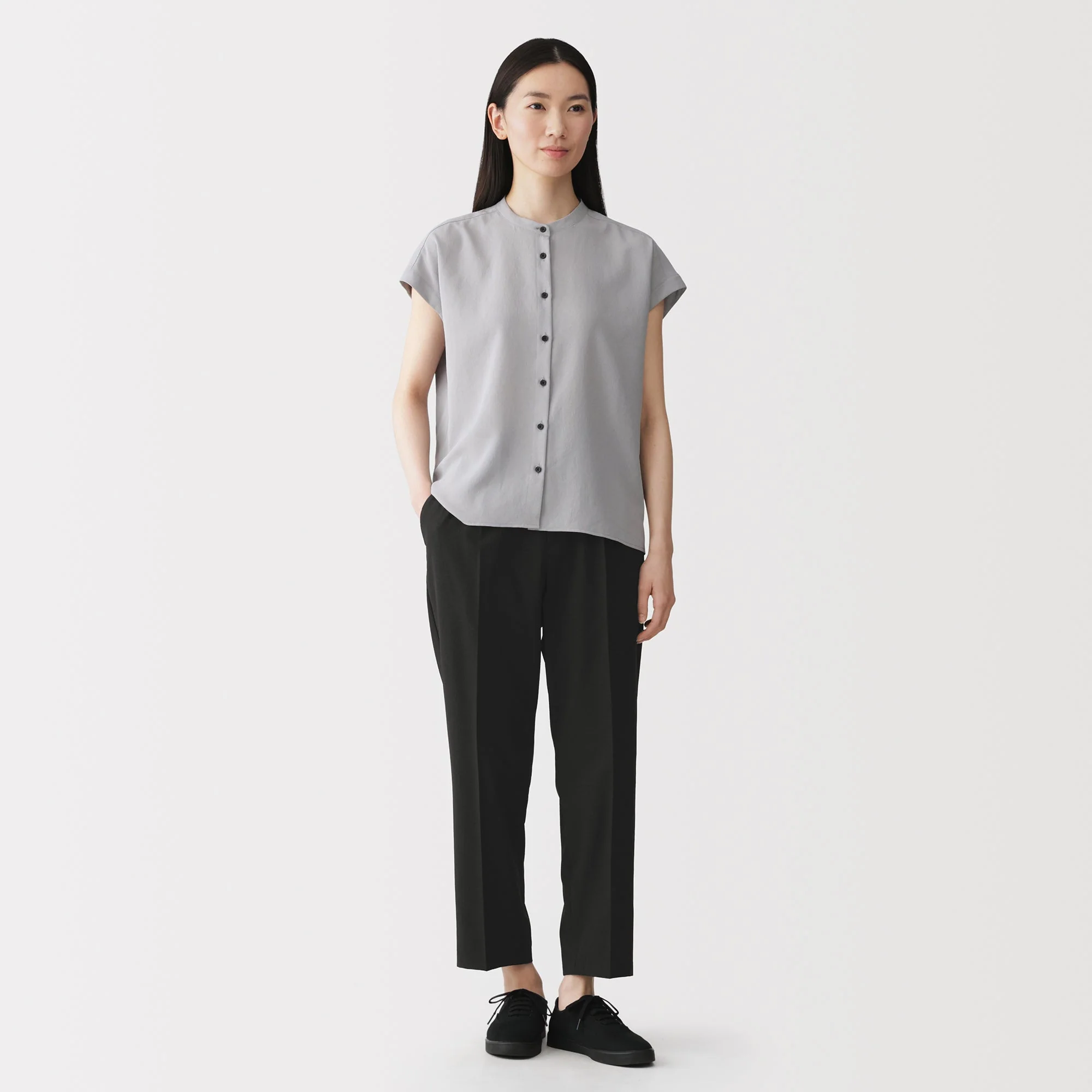 Breathable Seersucker Tapered Pants - Image 22