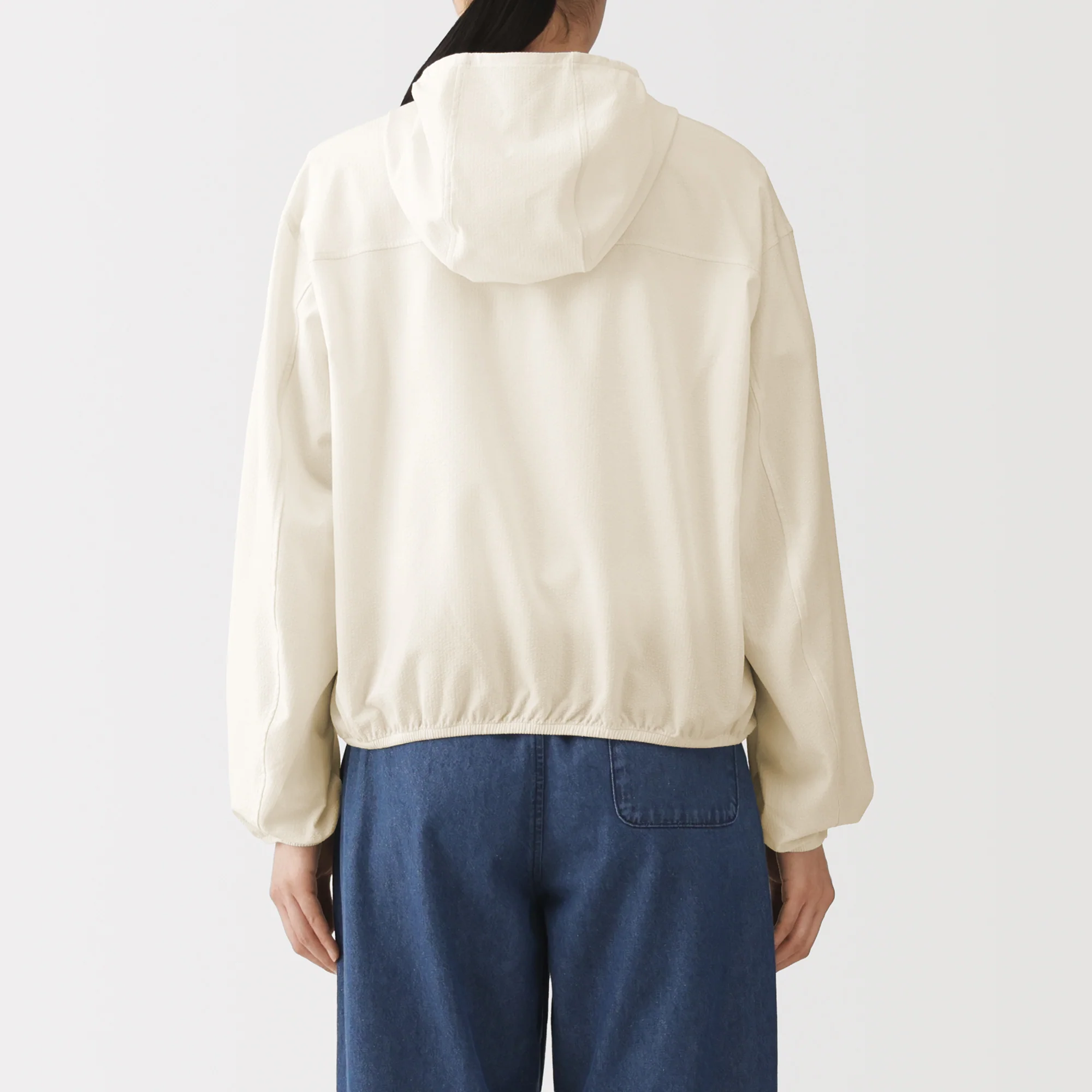 Breathable Seersucker Zip Hoodie - Image 15