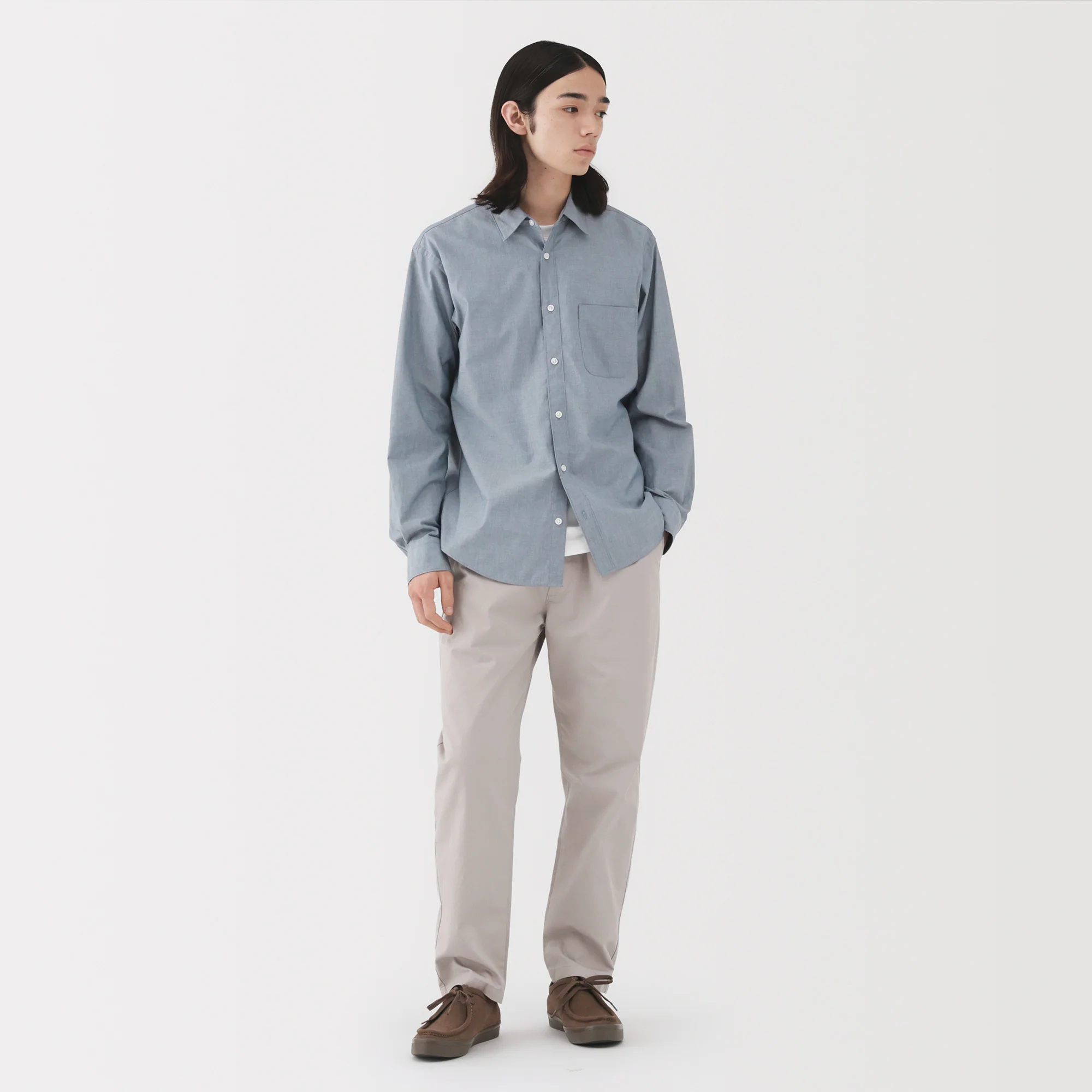 Broadcloth Long Sleeve Shirt - Image 36