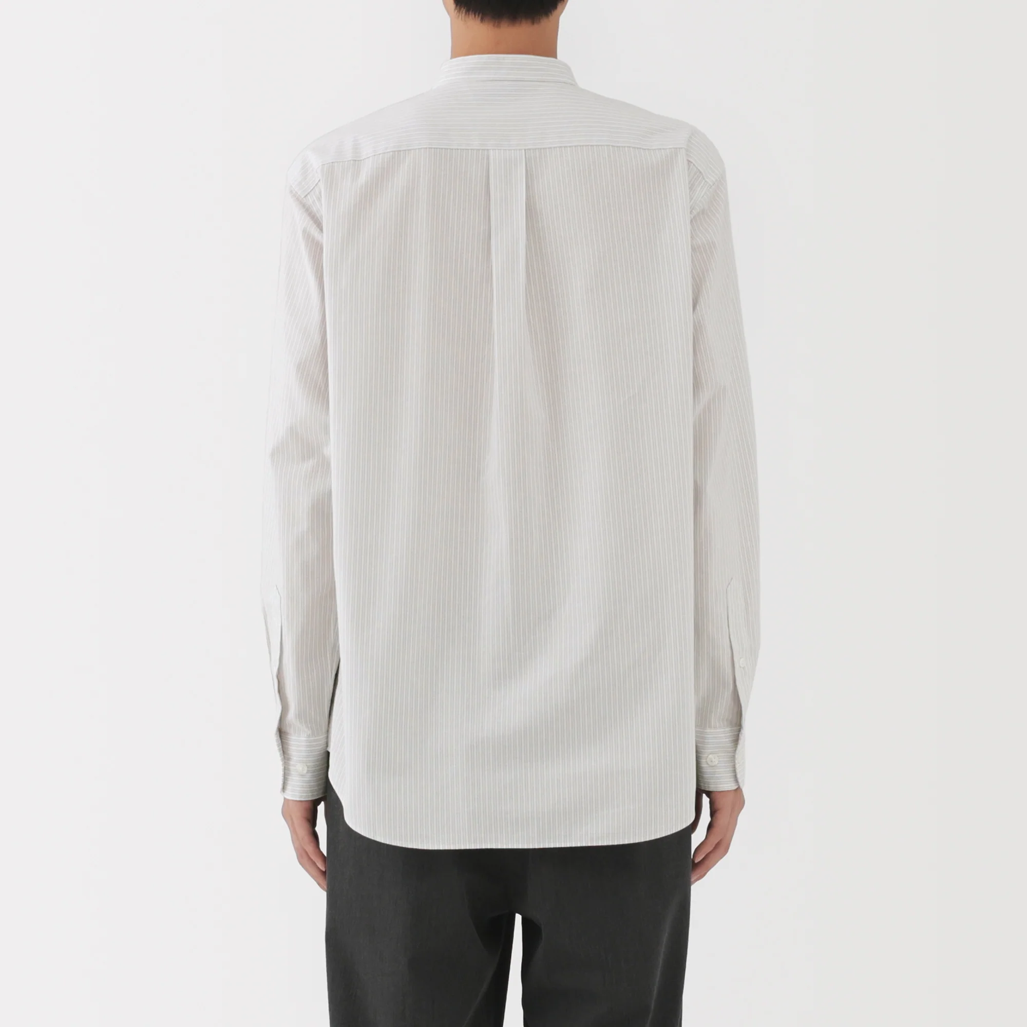 Broadcloth Stand Collar Shirt - Image 33