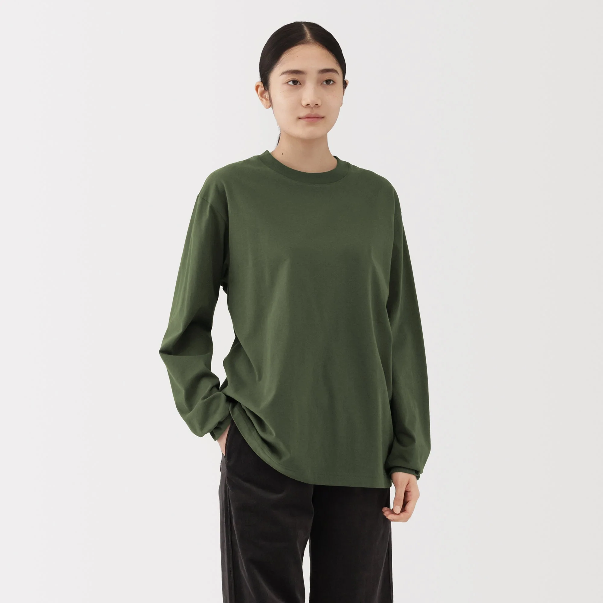 Brushed Crew Neck T-Shirt - Image 28