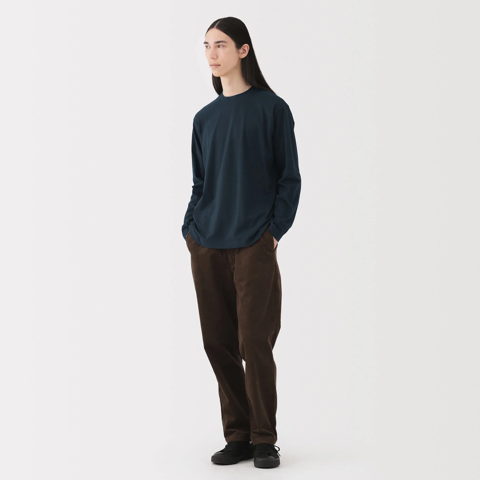 Brushed Crew Neck T-Shirt - Image 35