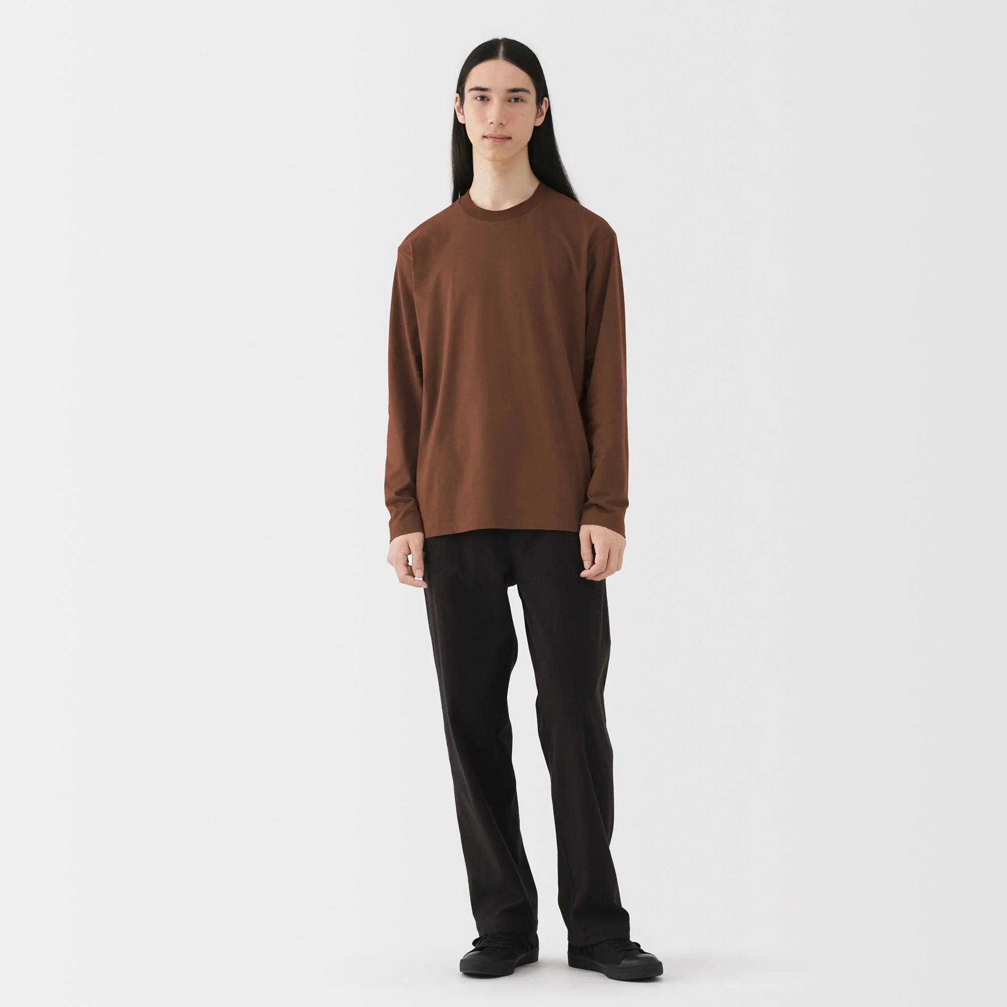 Brushed Crew Neck T-Shirt - Image 43