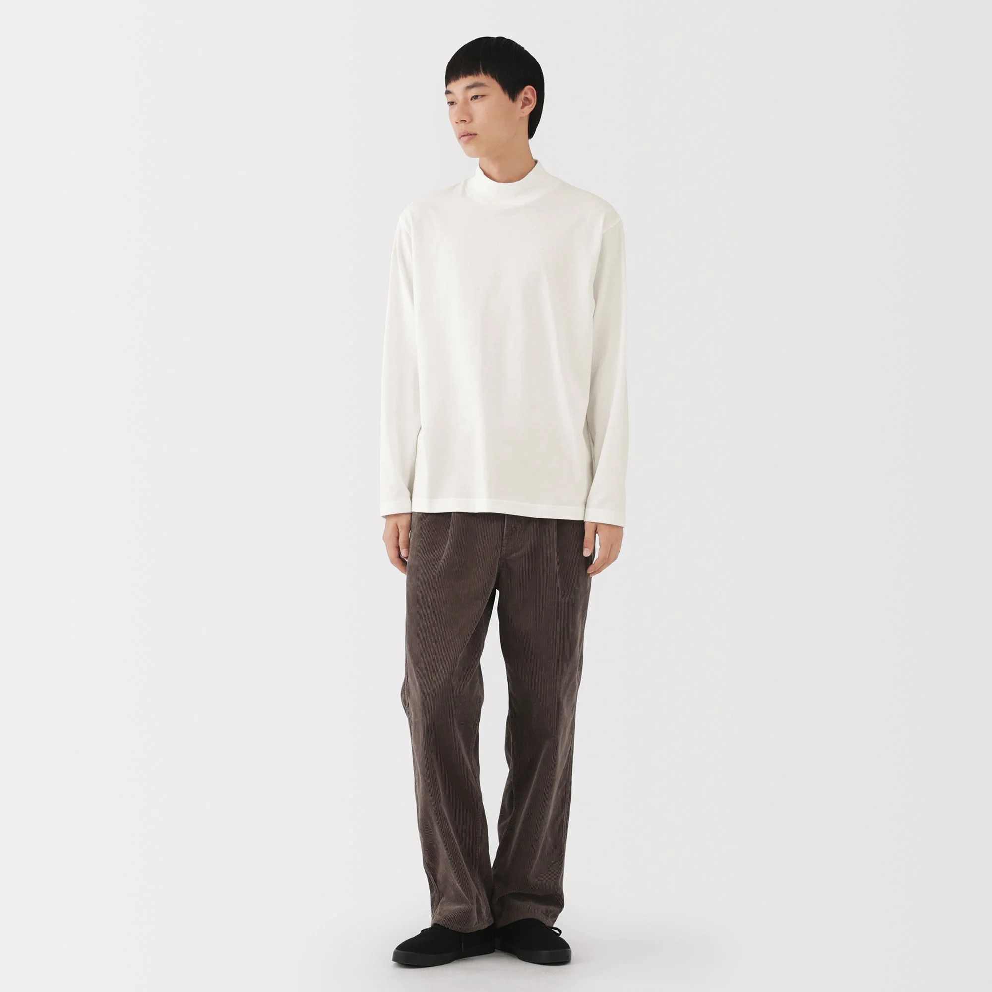 Brushed High Neck T-Shirt - Image 12