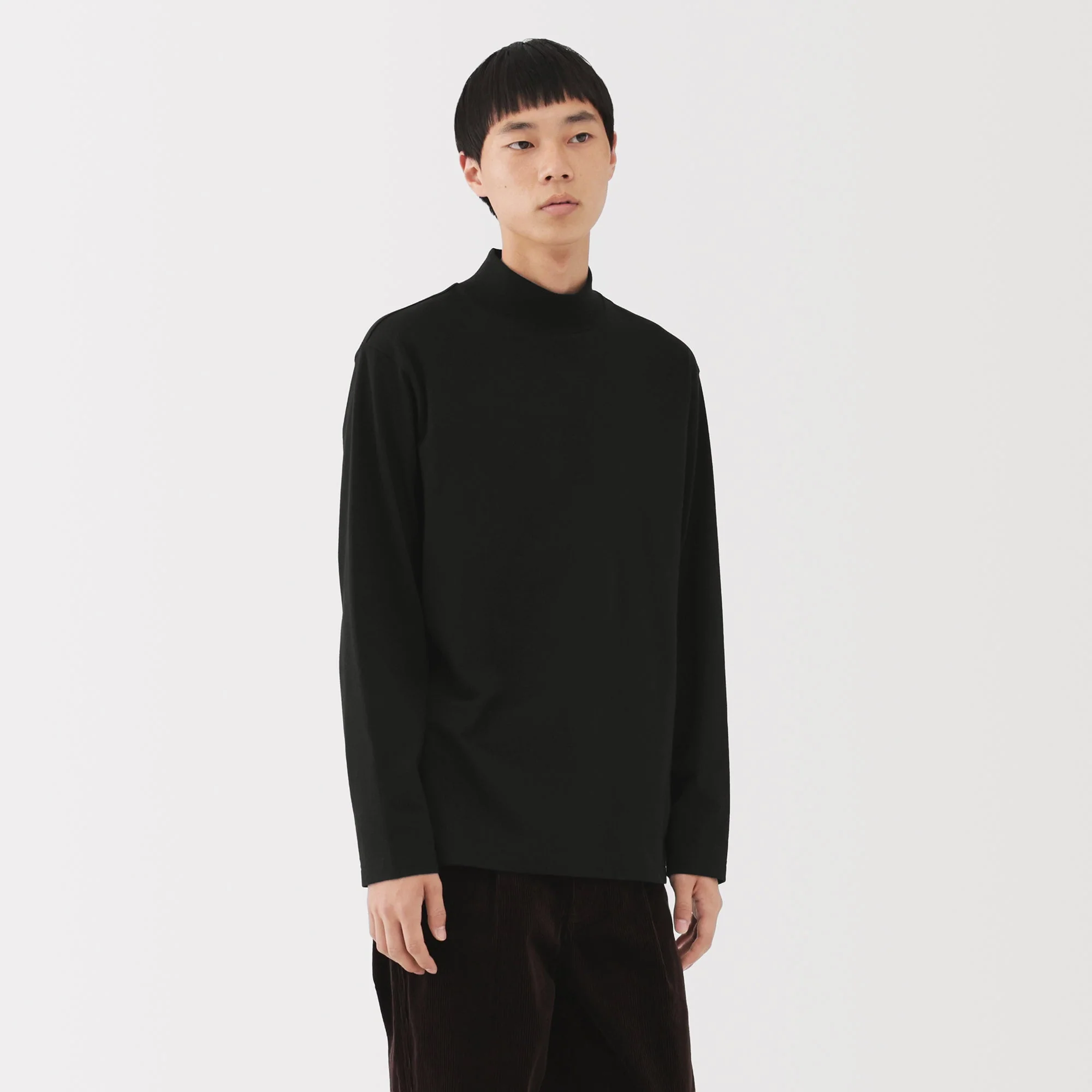 Brushed High Neck T-Shirt - Image 34