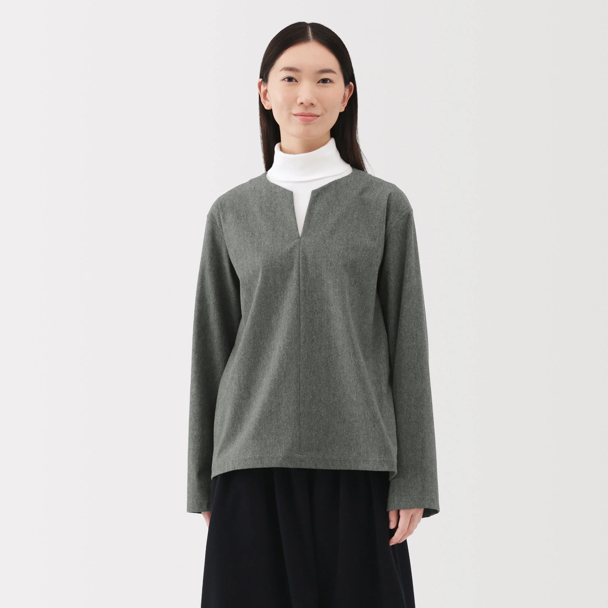 Brushed Pullover Blouse - Image 3