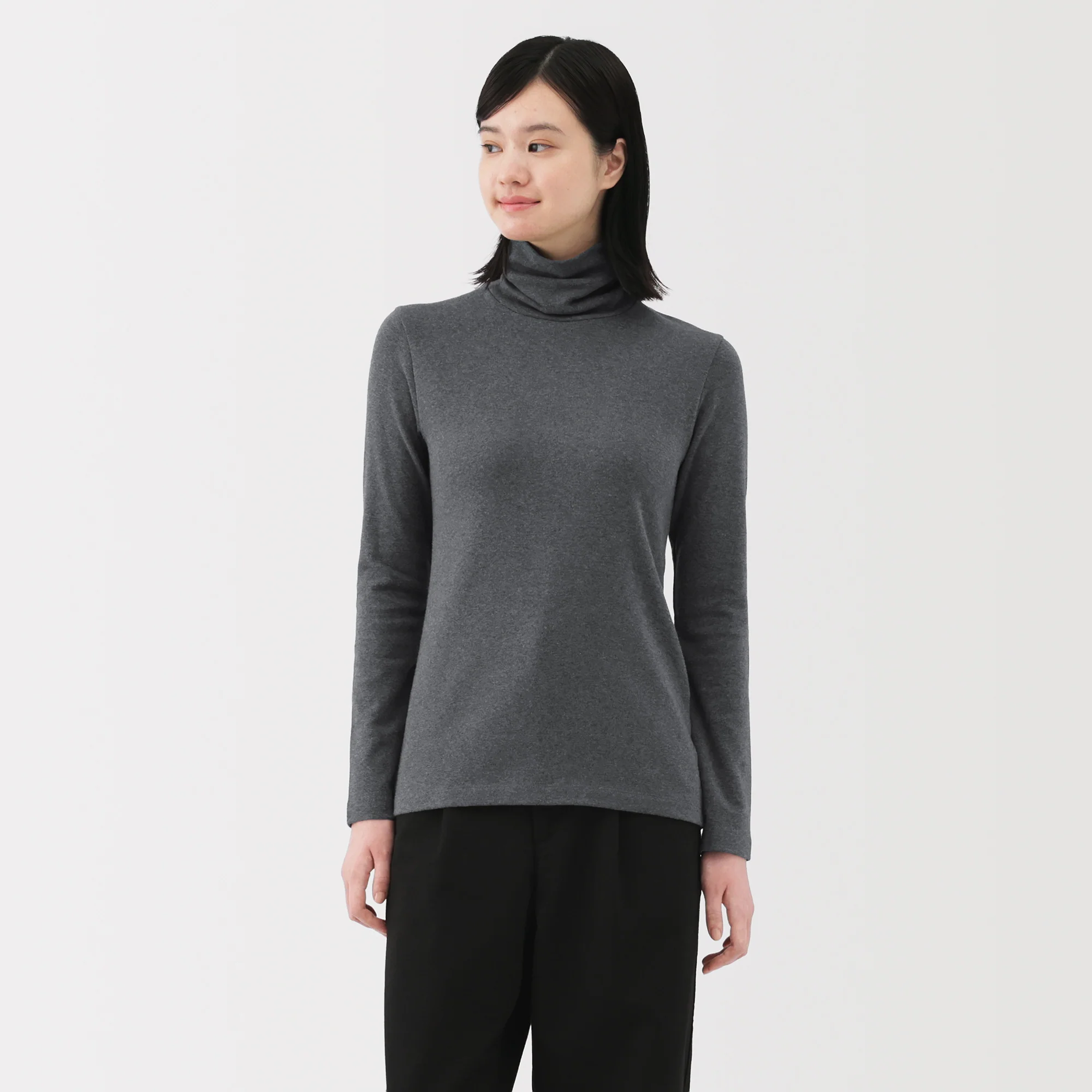 Brushed Turtleneck T-Shirt - Image 10