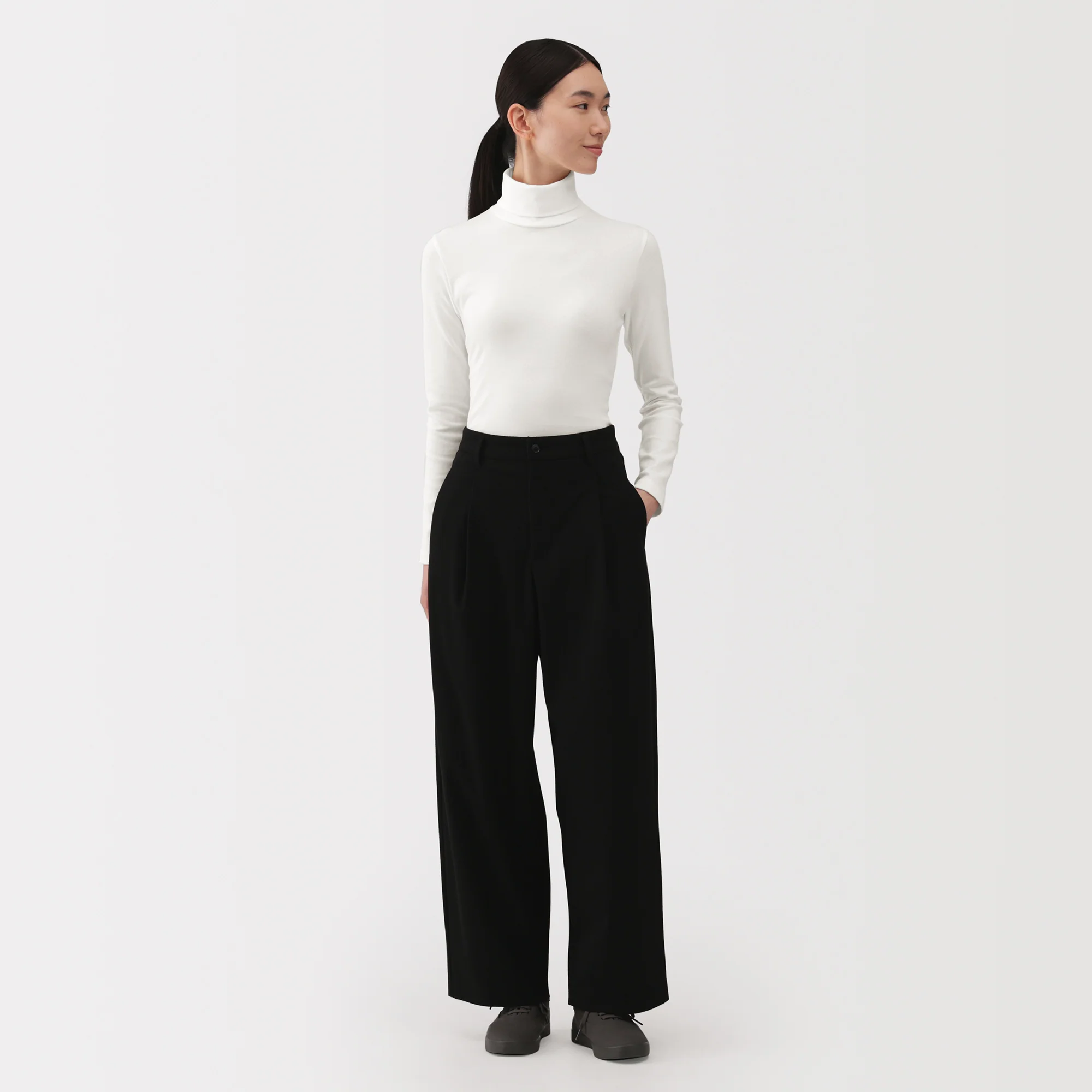 Brushed Turtleneck T-Shirt - Image 18