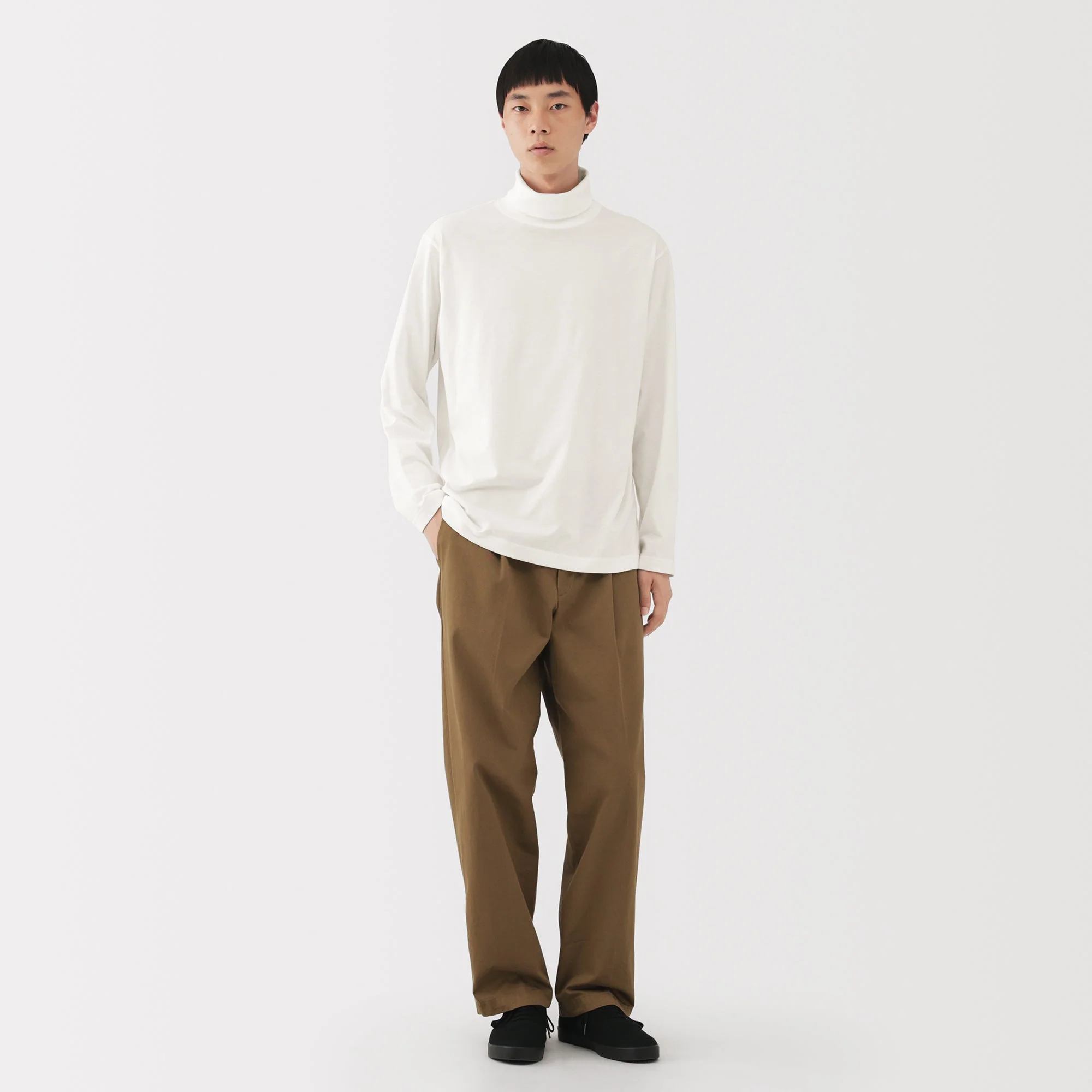 Brushed Turtleneck T-Shirt - Image 11