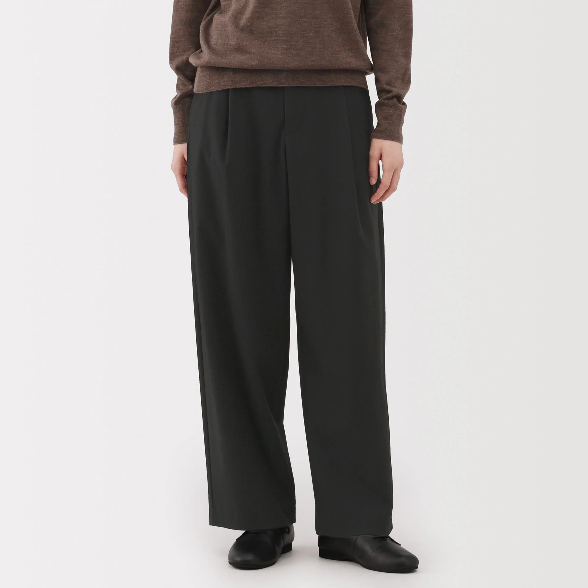 Brushed Wide Pants - Image 21