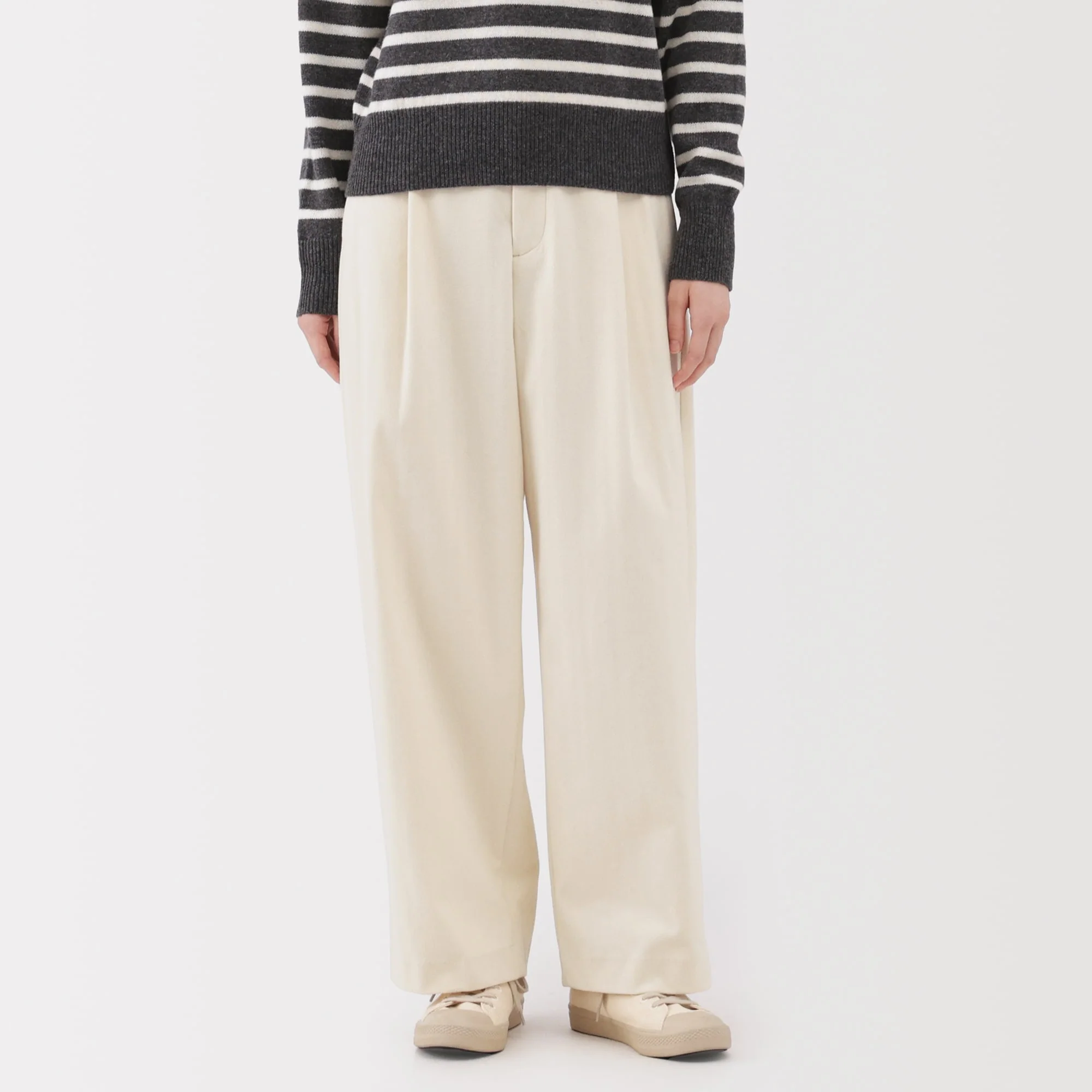 Brushed Wide Pants - Image 31