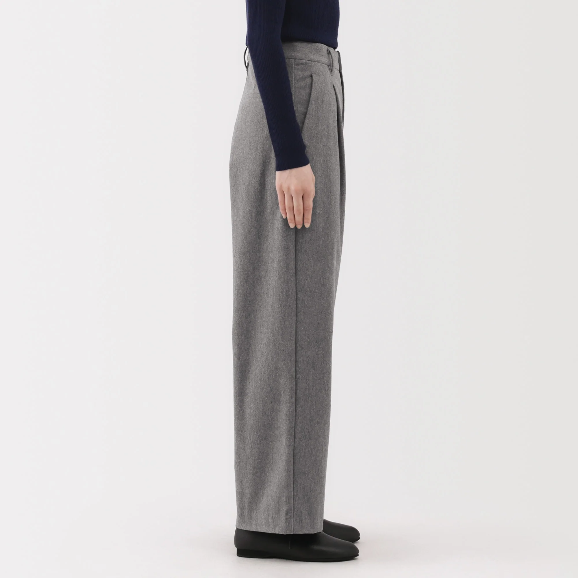 Brushed Wide Pants - Image 33
