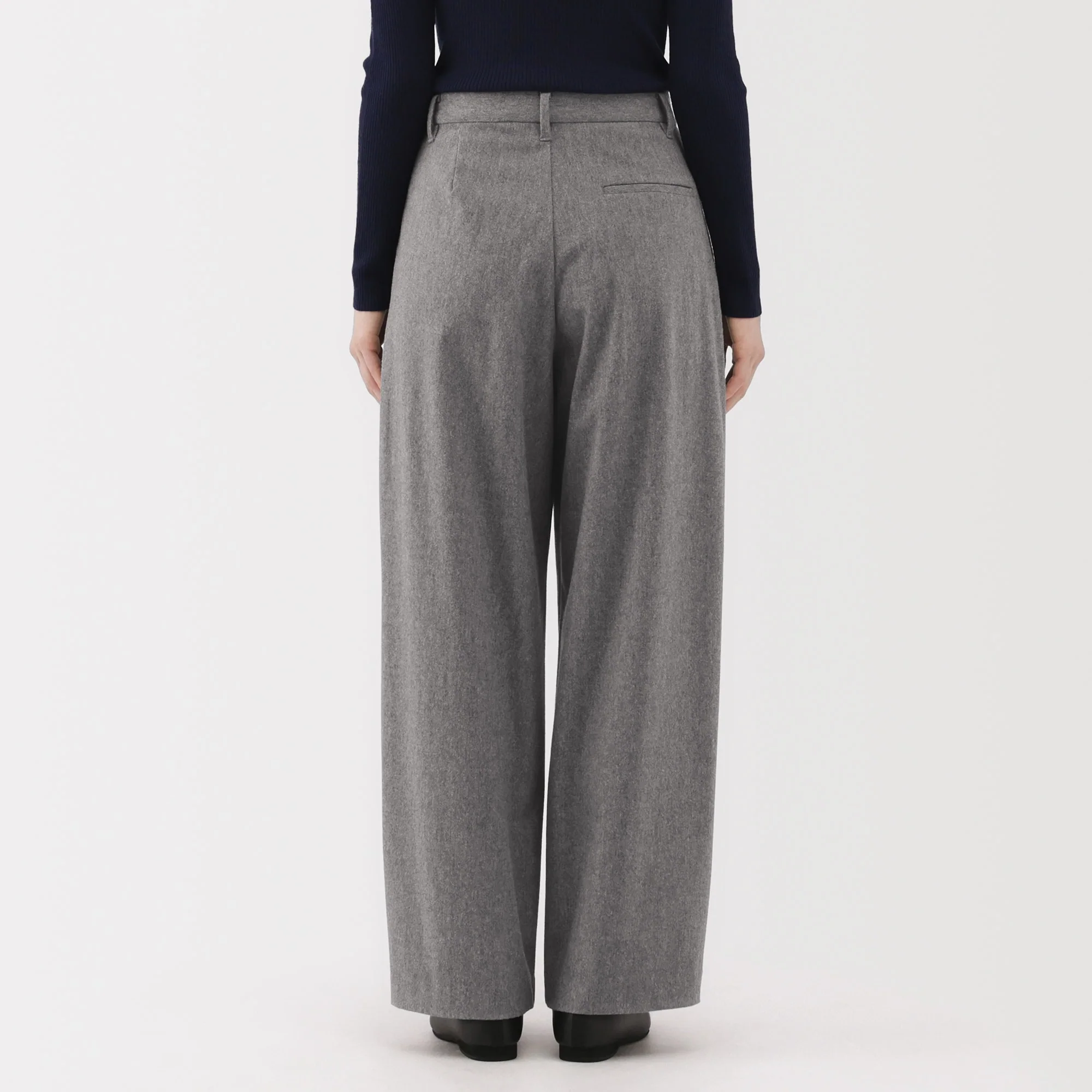 Brushed Wide Pants - Image 4