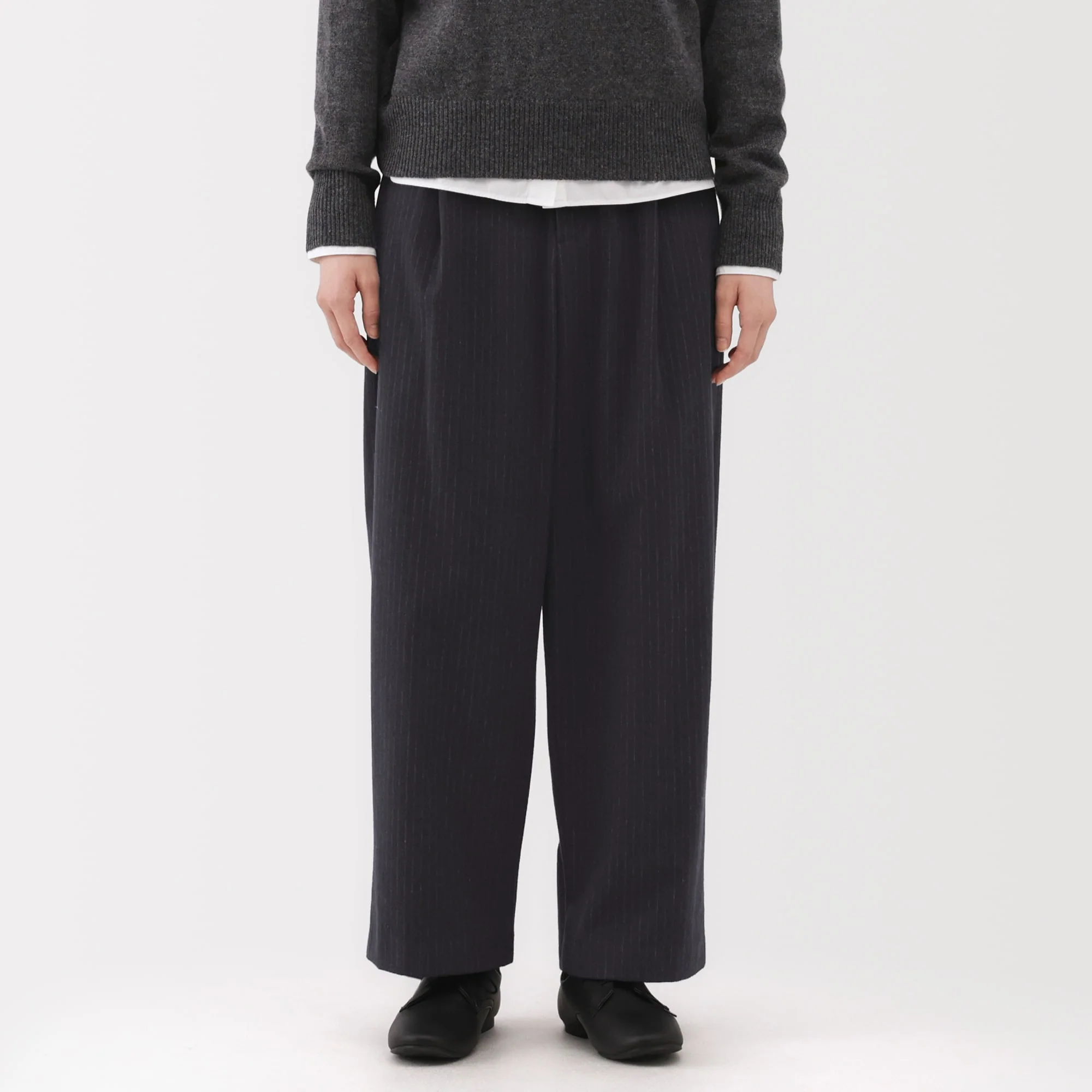 Brushed Wide Pants - Image 41