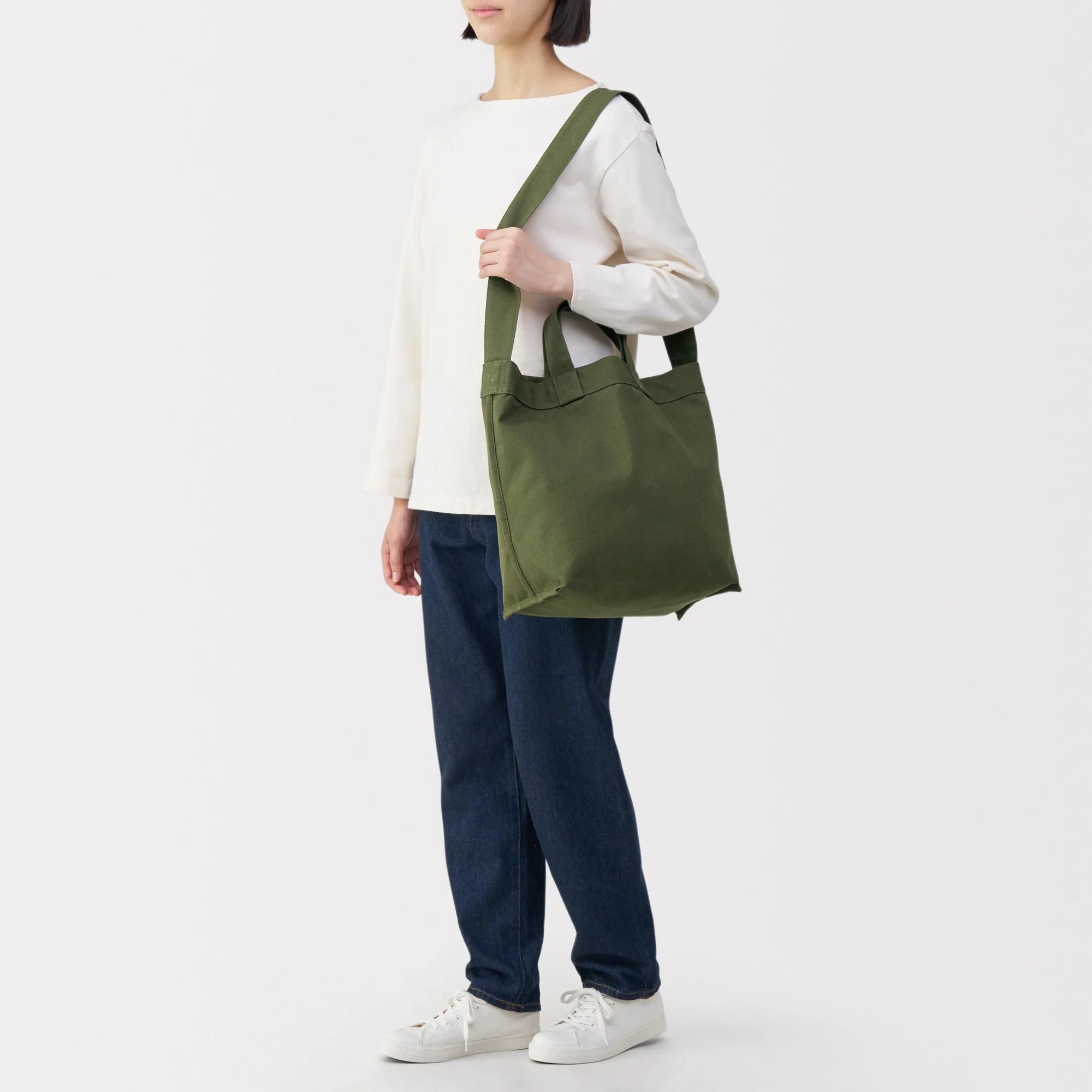Canvas 2-Way Tote Bag - Image 30