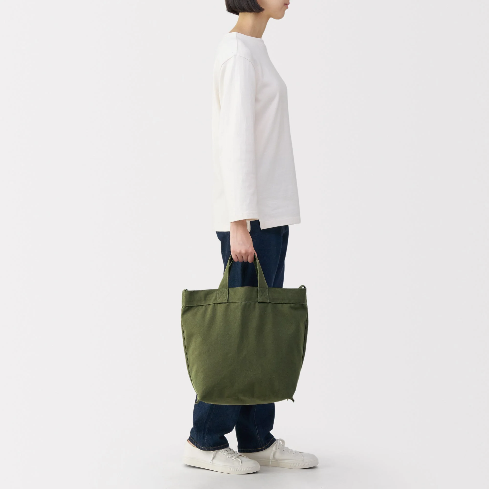 Canvas 2-Way Tote Bag - Image 31