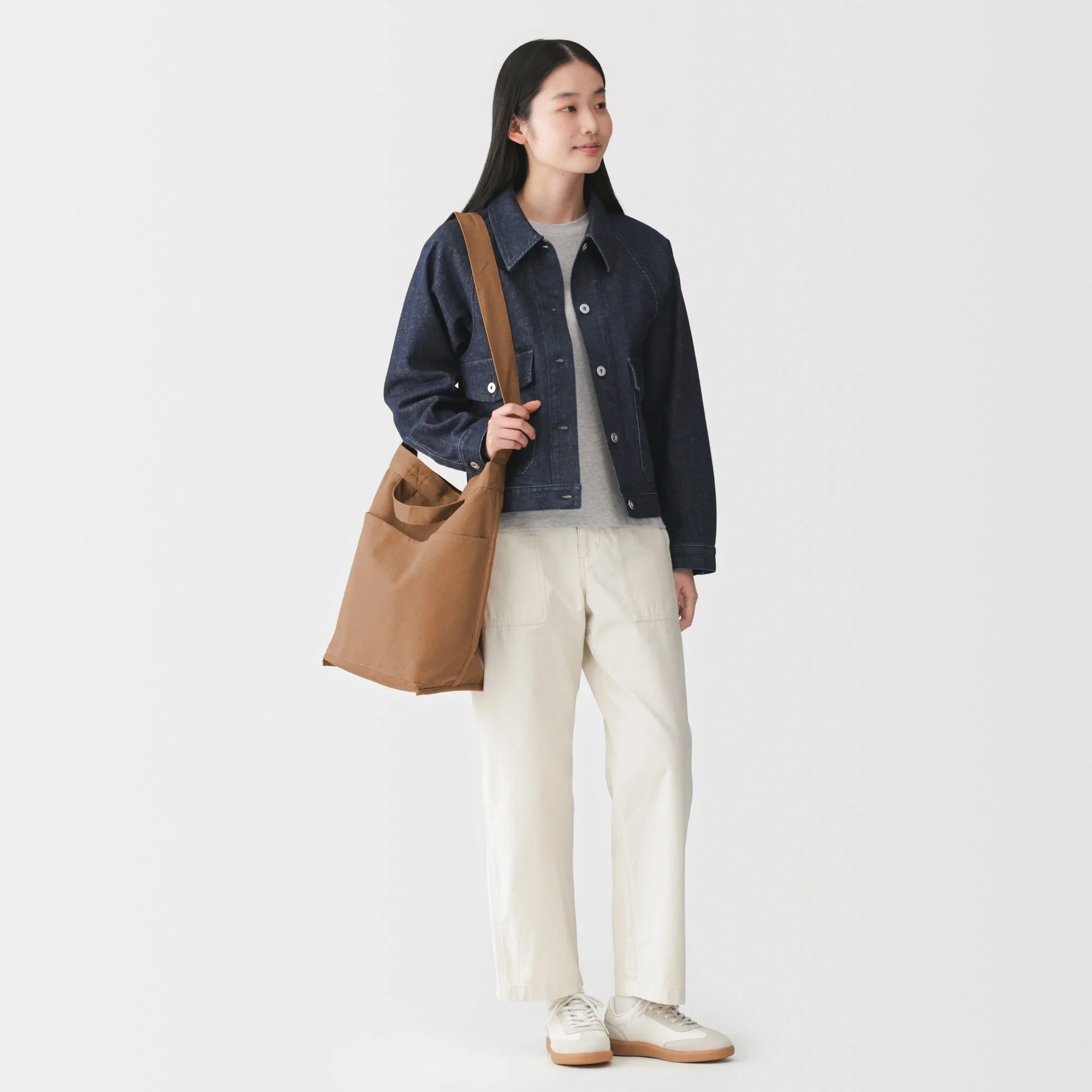 Canvas Shoulder Tote Bag - Image 12