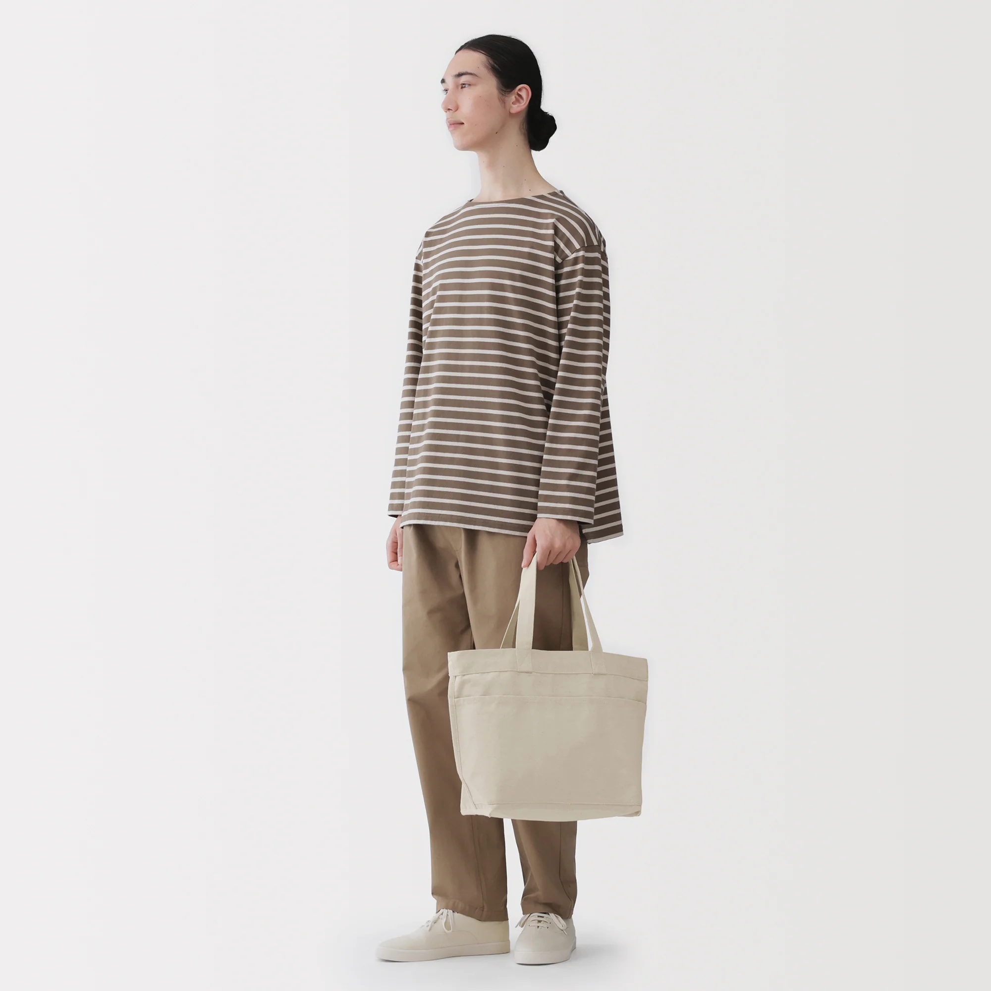 Canvas Wide Tote Bag - Image 25