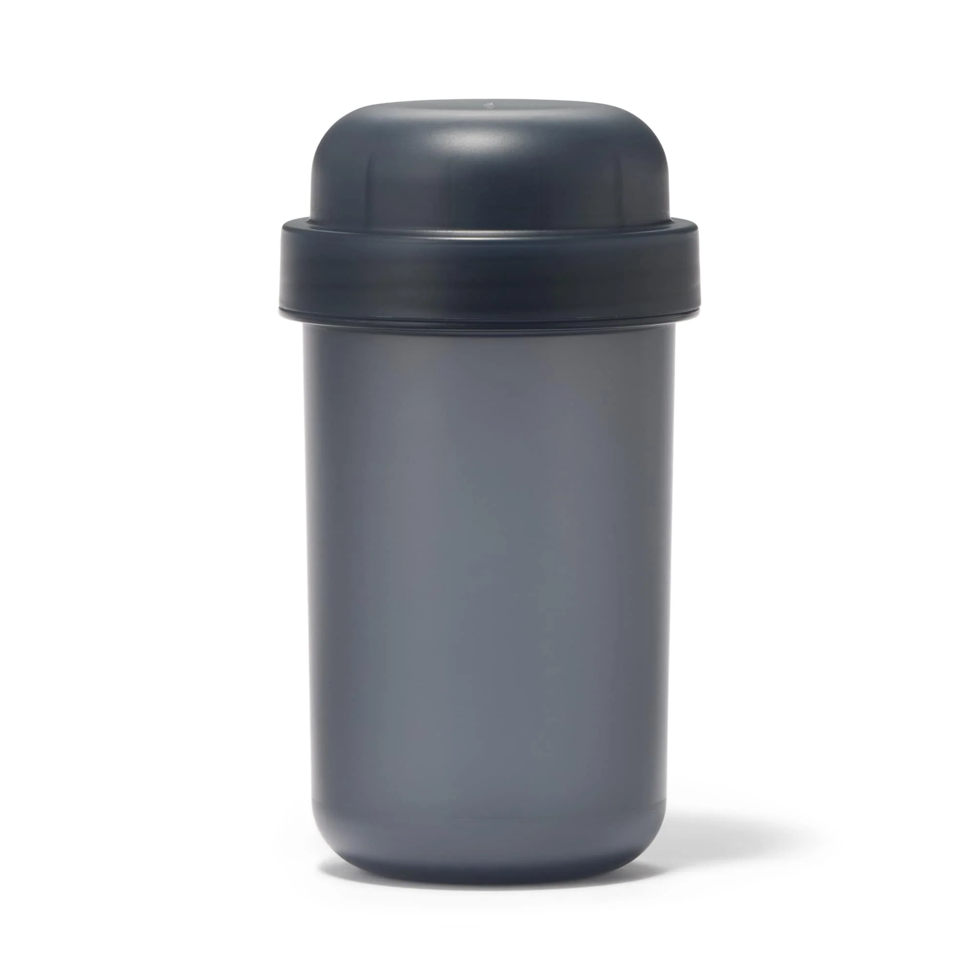 Capsule Lunch Box with Topping Cup Black - 450 ml