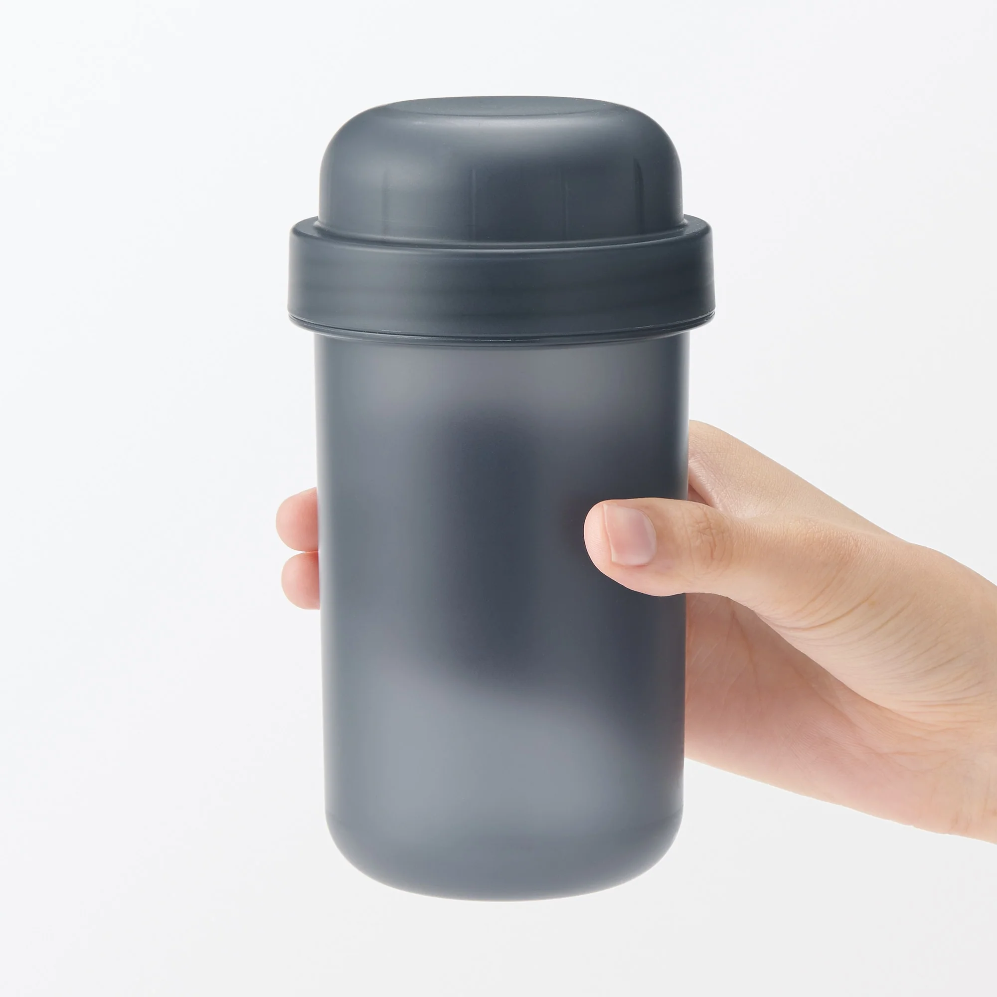 Capsule Lunch Box with Topping Cup Black - 450 ml - Image 7