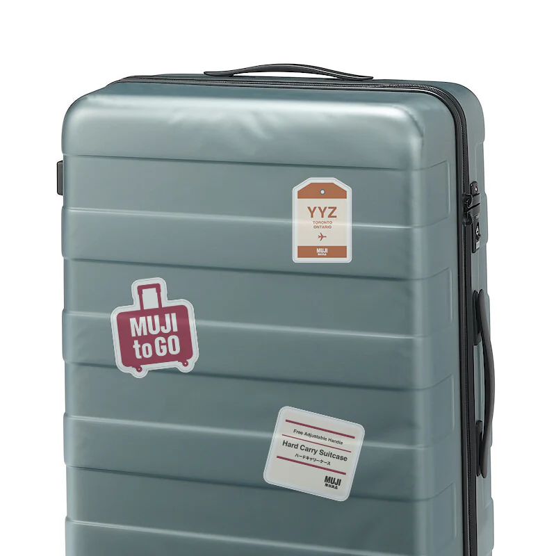 Clear Hard Carry Suitcase Sticker Set of 3 - Toronto Set (YYZ) - Image 2
