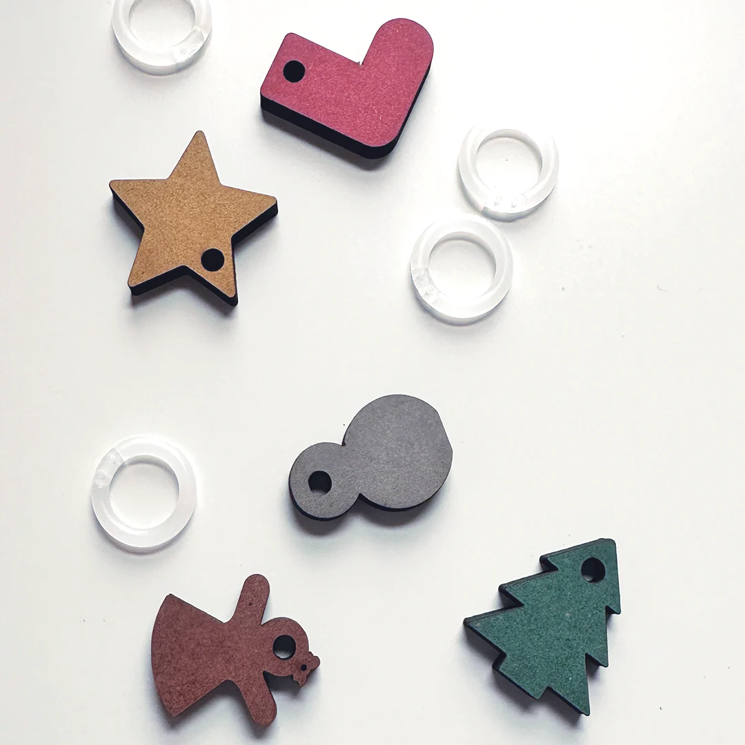 Colour MDF Christmas Tree - Green - Small - Image 6