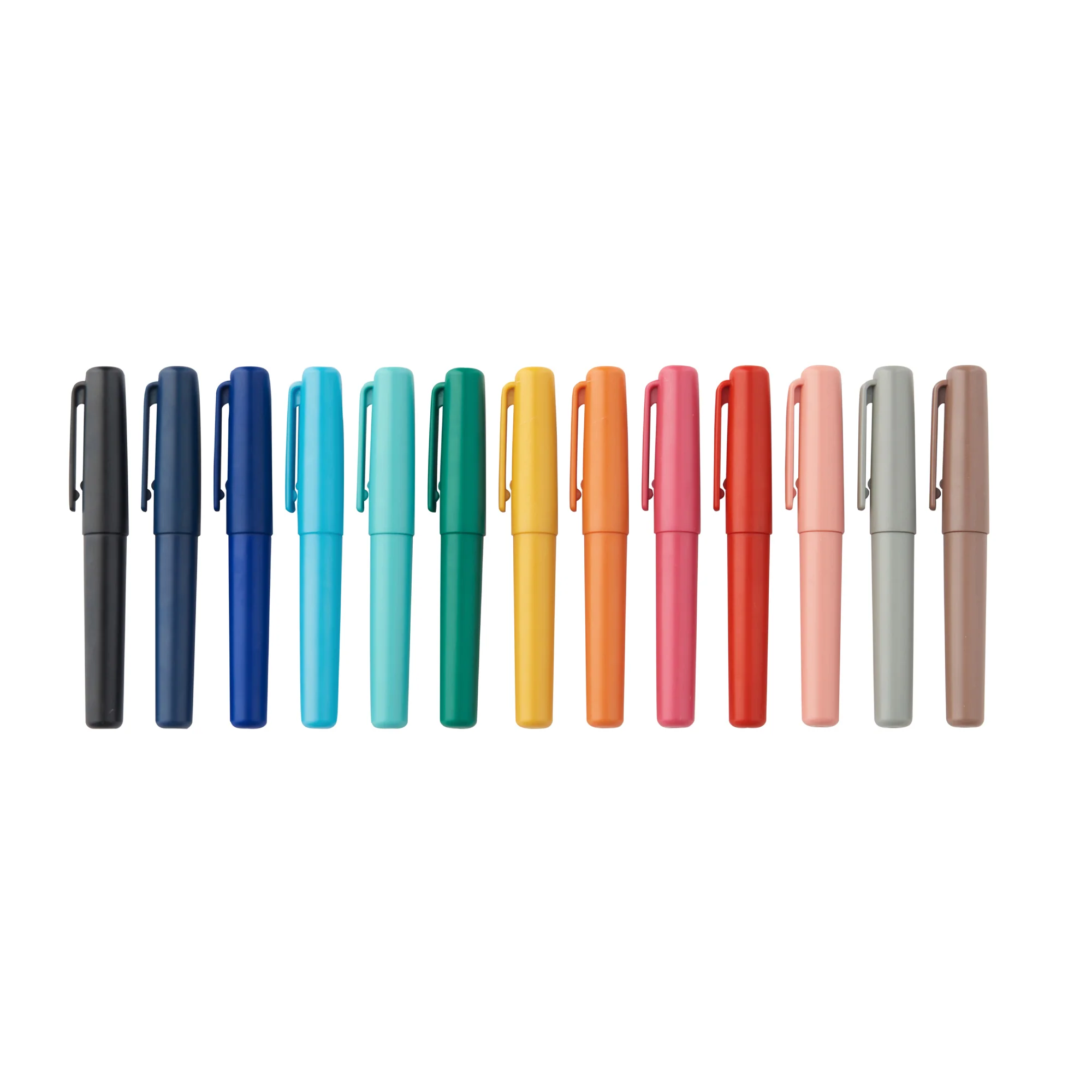 Compact Gel Ink Ballpoint Pen Cap Type 0.5 mm - Black - Image 8