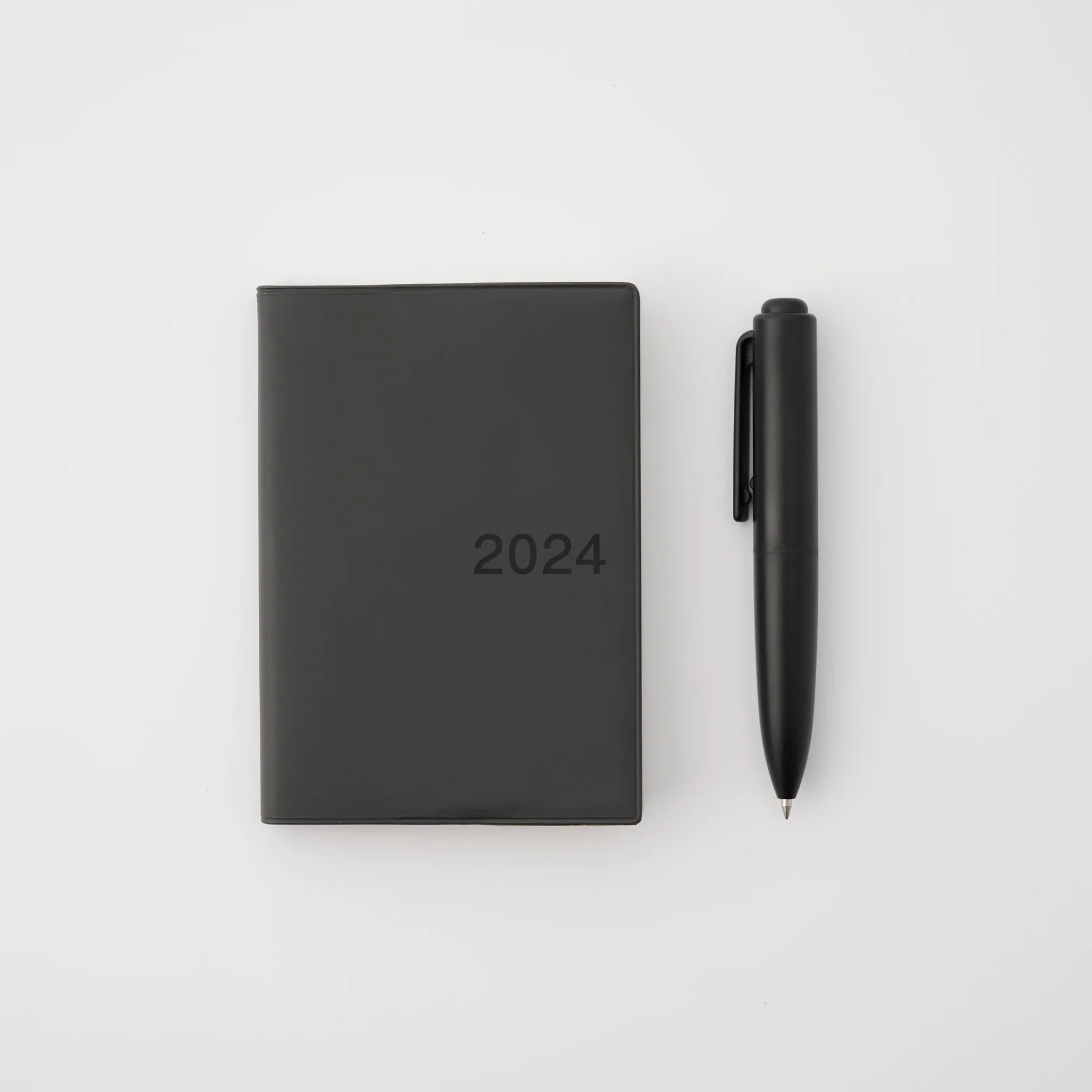Compact Gel Ink Ballpoint Pen Knock Type 0.5 mm - Black - Image 5