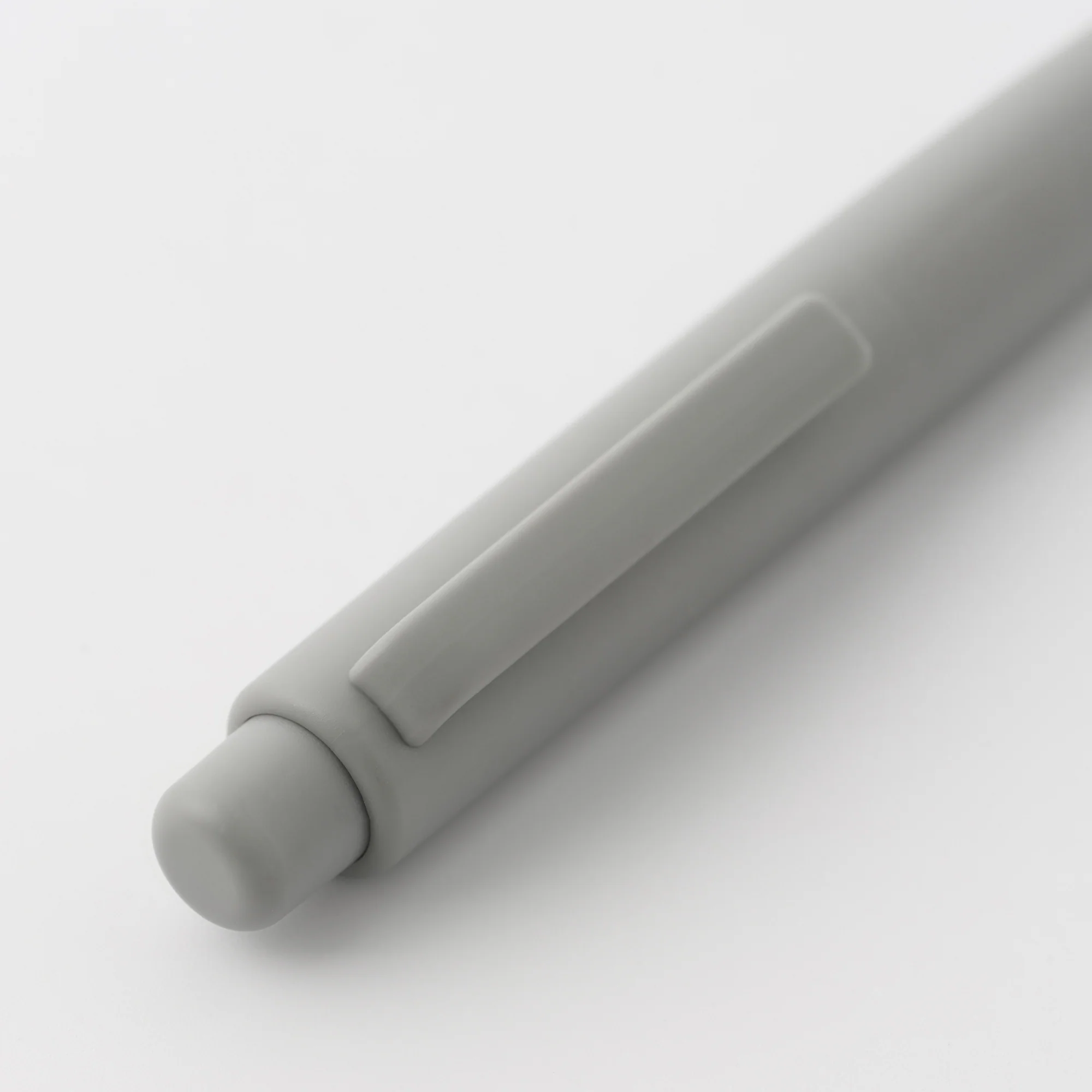 Compact Gel Ink Ballpoint Pen Knock Type 0.5 mm - Grey - Image 3