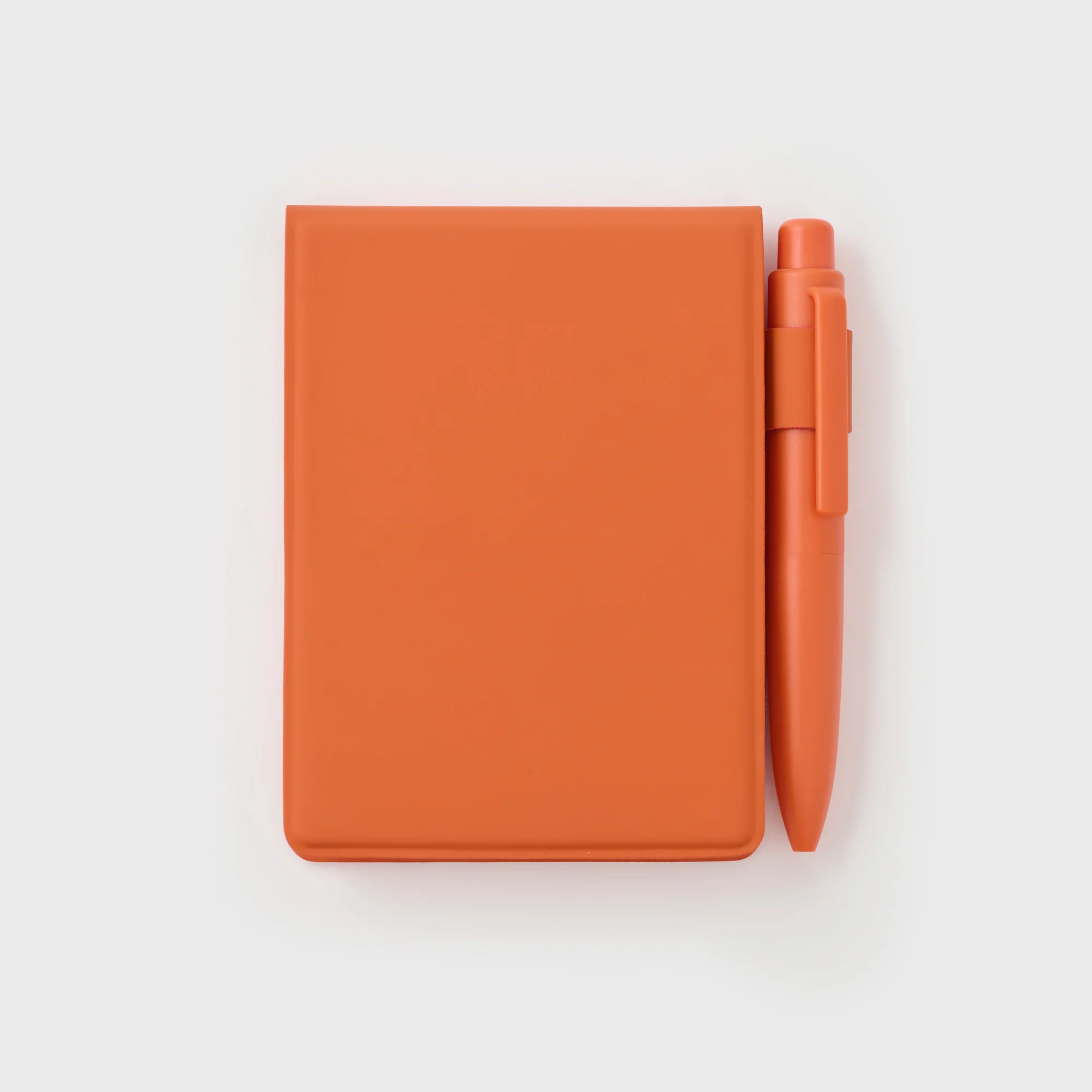 Compact Gel Ink Ballpoint Pen Knock Type 0.5 mm - Orange - Image 4