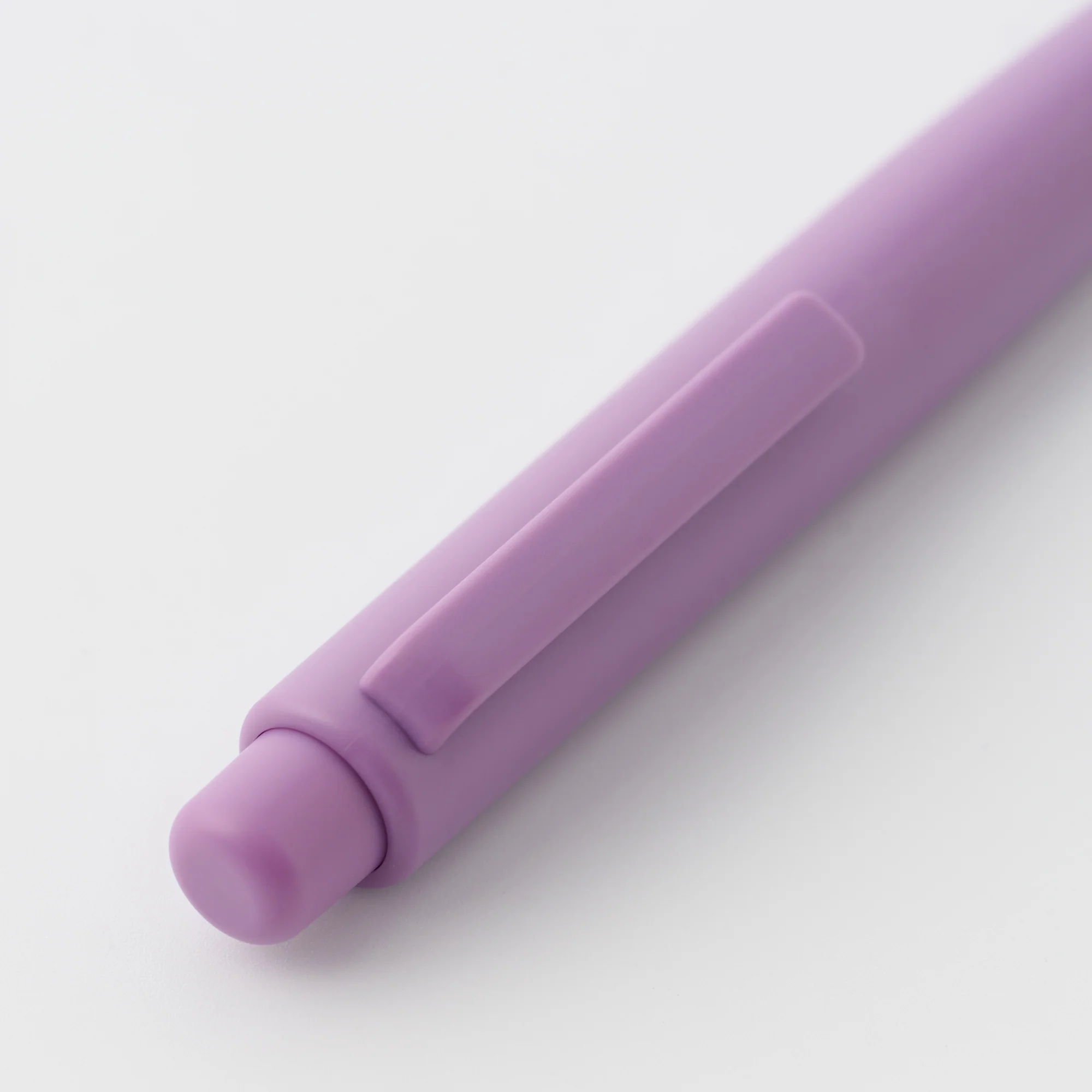 Compact Gel Ink Ballpoint Pen Knock Type 0.5 mm - Purple - Image 3