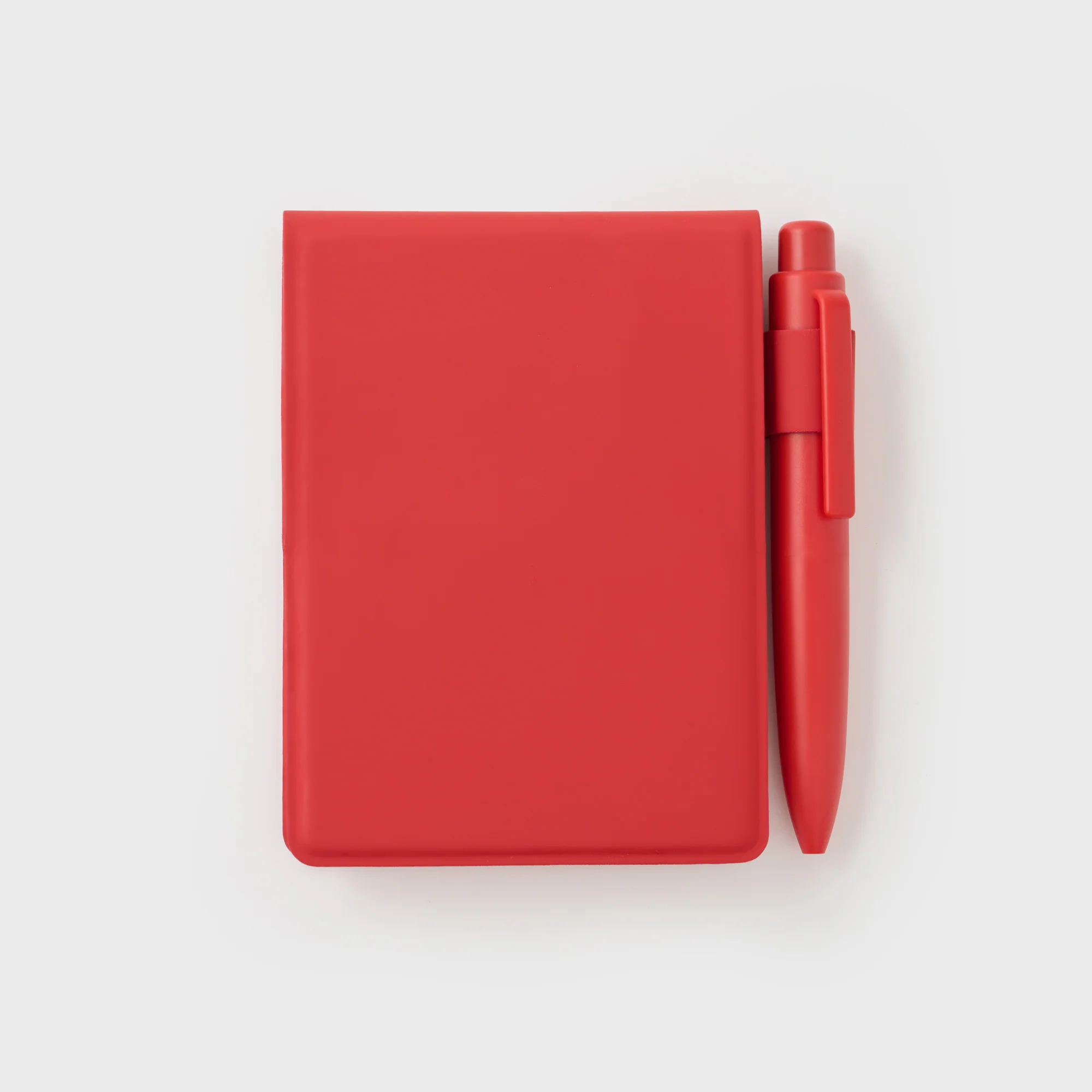 Compact Gel Ink Ballpoint Pen Knock Type 0.5 mm - Red - Image 4