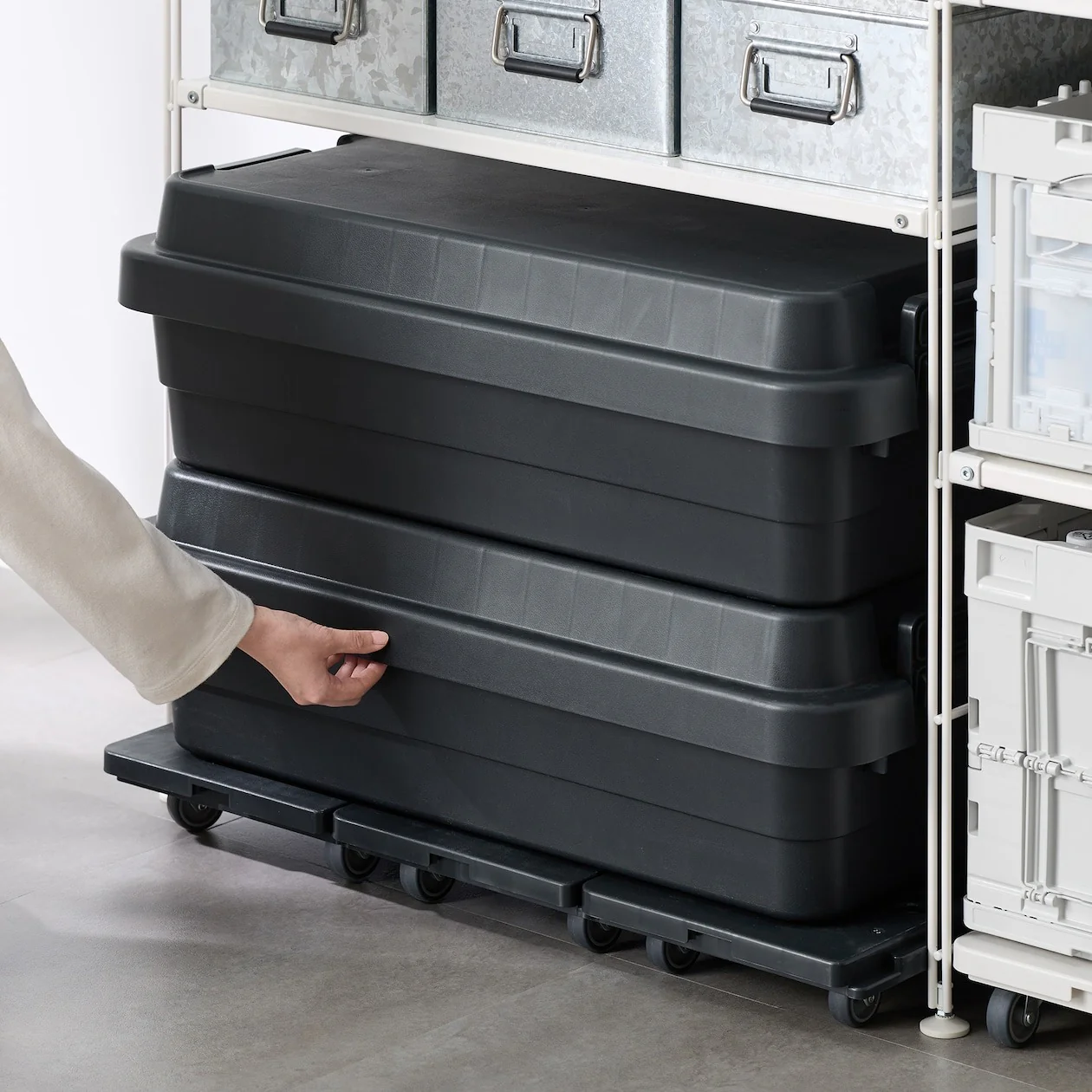 Connectable Polypropylene Dolly - Dark Grey - Image 6