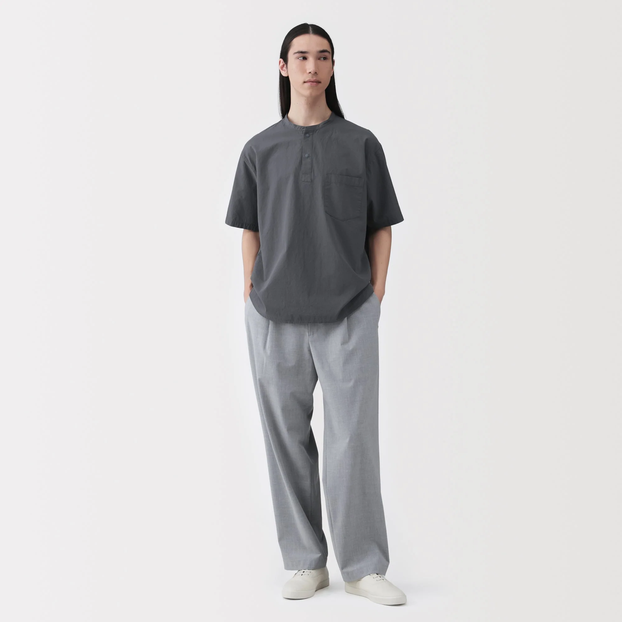 Cool Touch Henley T-Shirt - Image 12