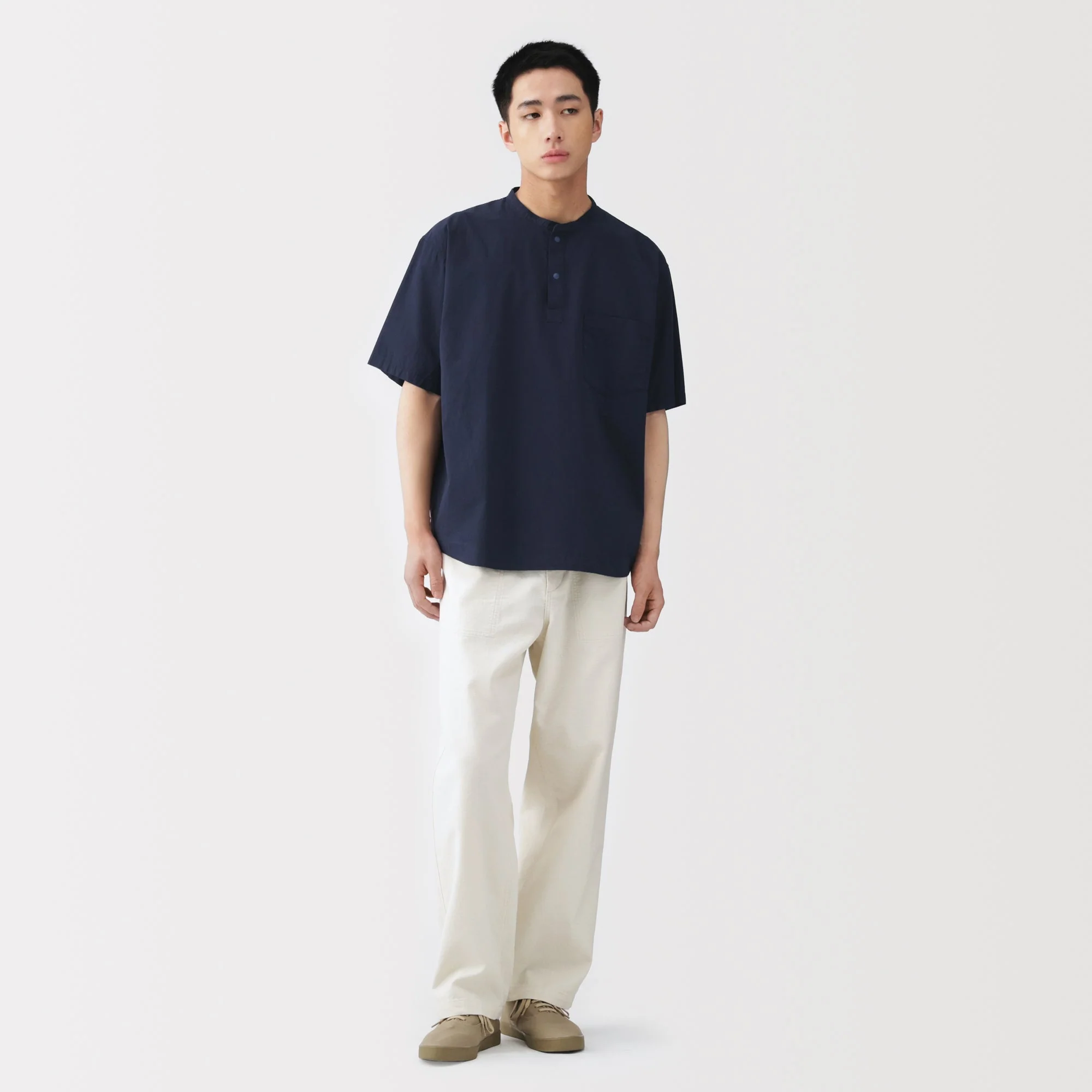 Cool Touch Henley T-Shirt - Image 28