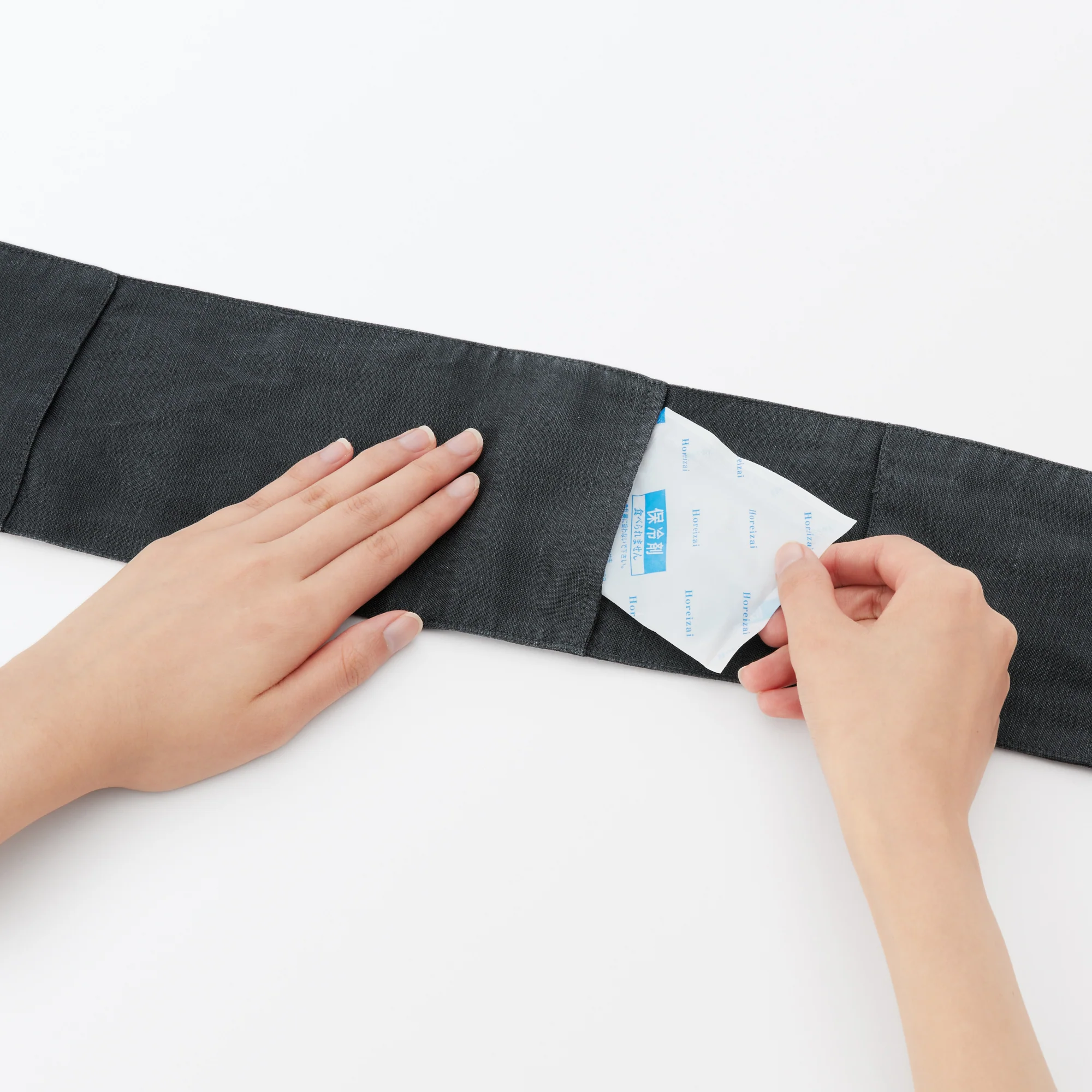 Cool Touch Patterned Scarf with Pocket - Image 15