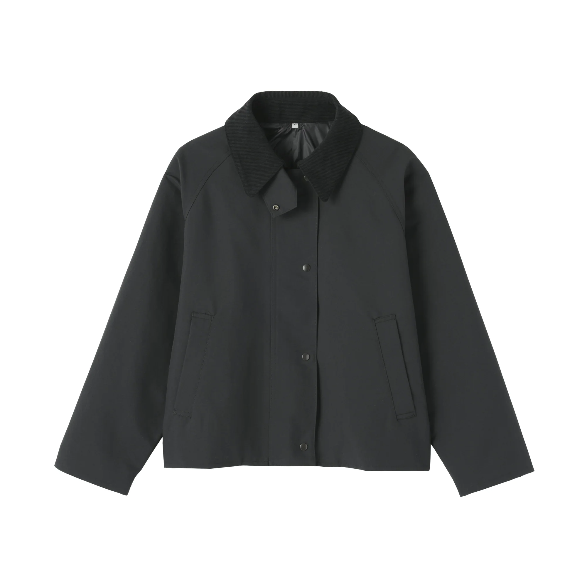 Corduroy Collar Short Blouson - Image 2