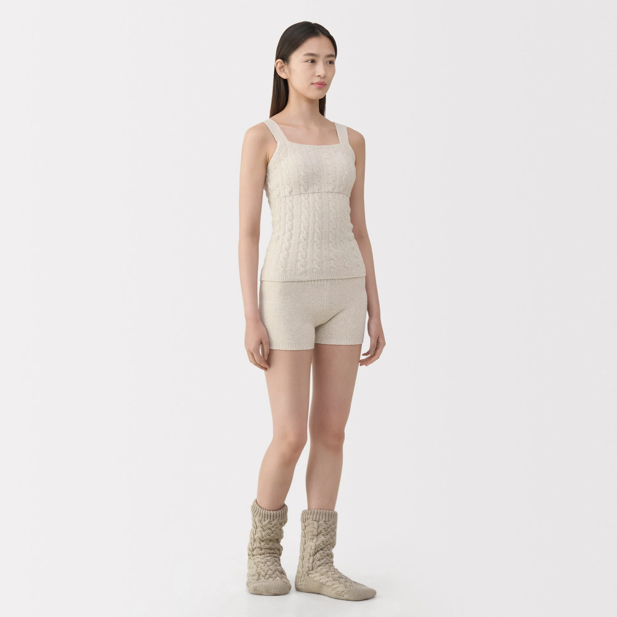 Cotton Blend Bra Tank Top - Image 13