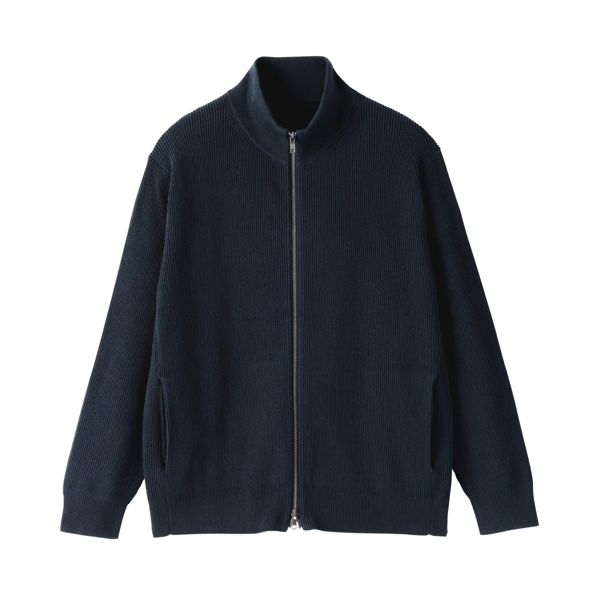 Cotton Blend Full-Zip Cardigan - Image 7