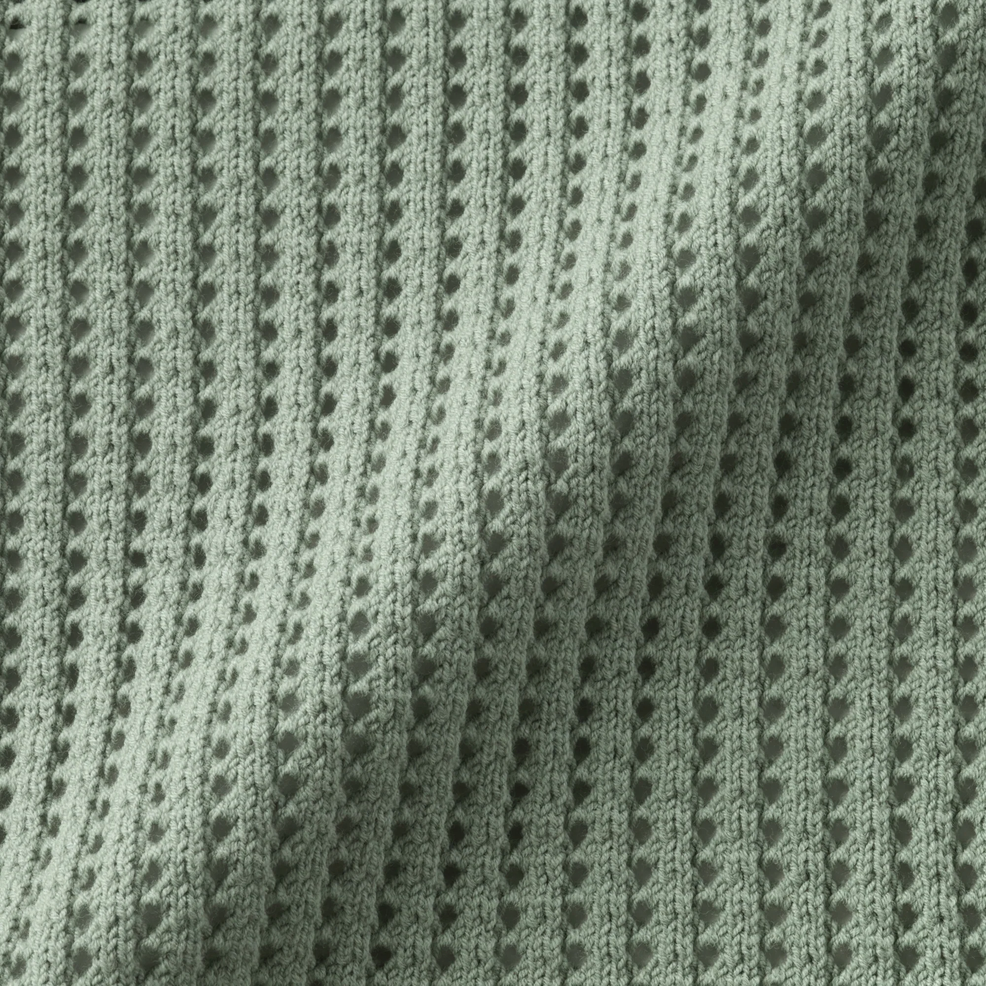 Cotton Blend Mesh Sweater - Image 48