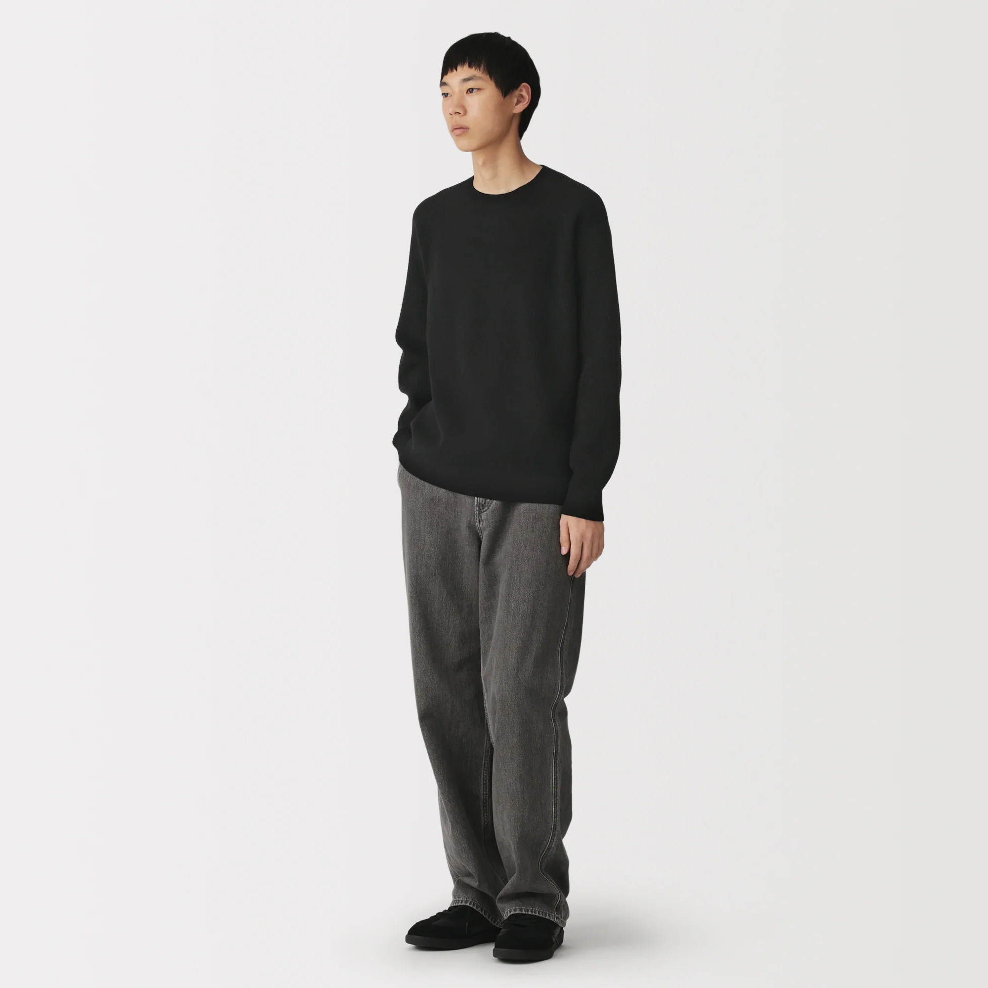 Cotton Blend Waffle Sweater - Image 18