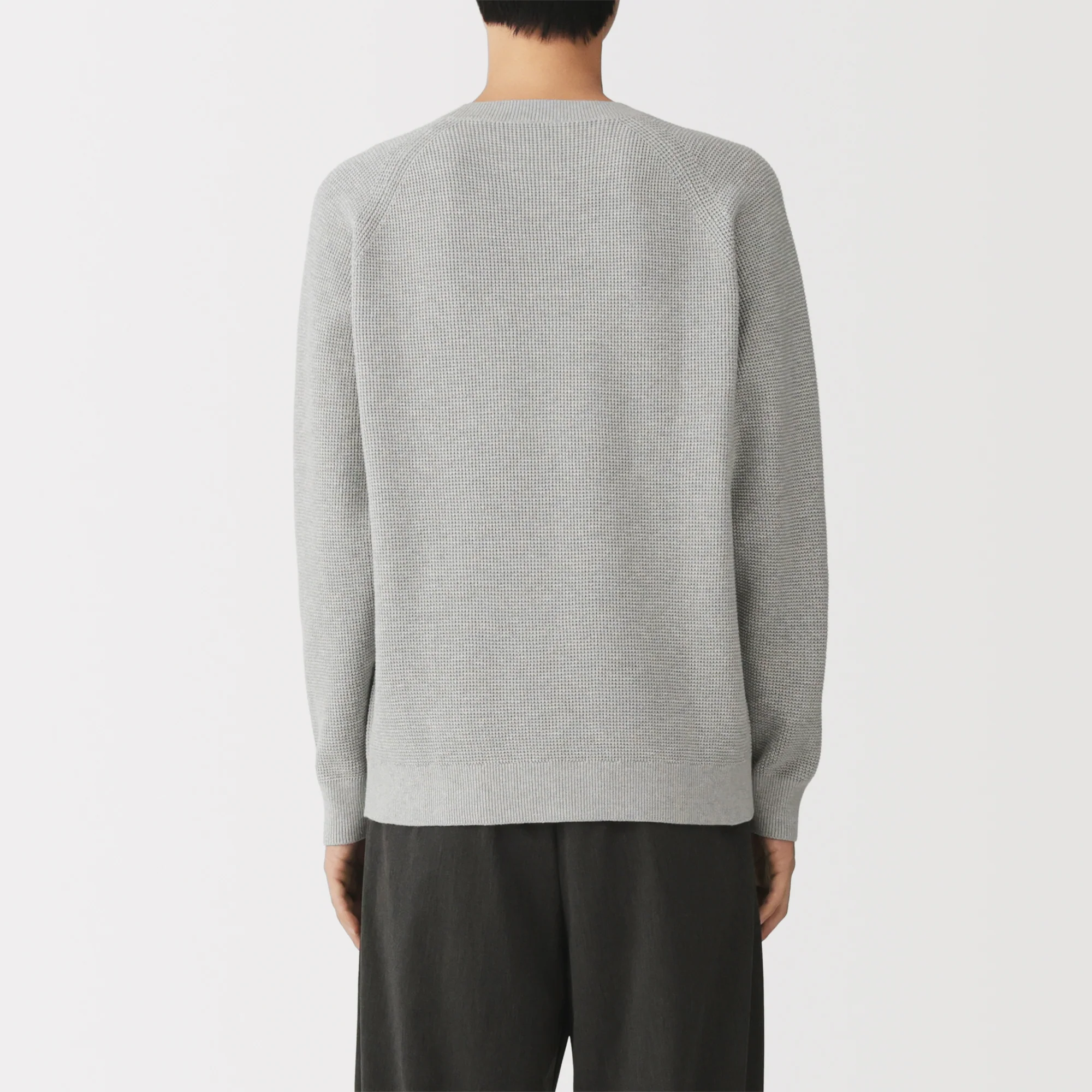 Cotton Blend Waffle Sweater - Image 27